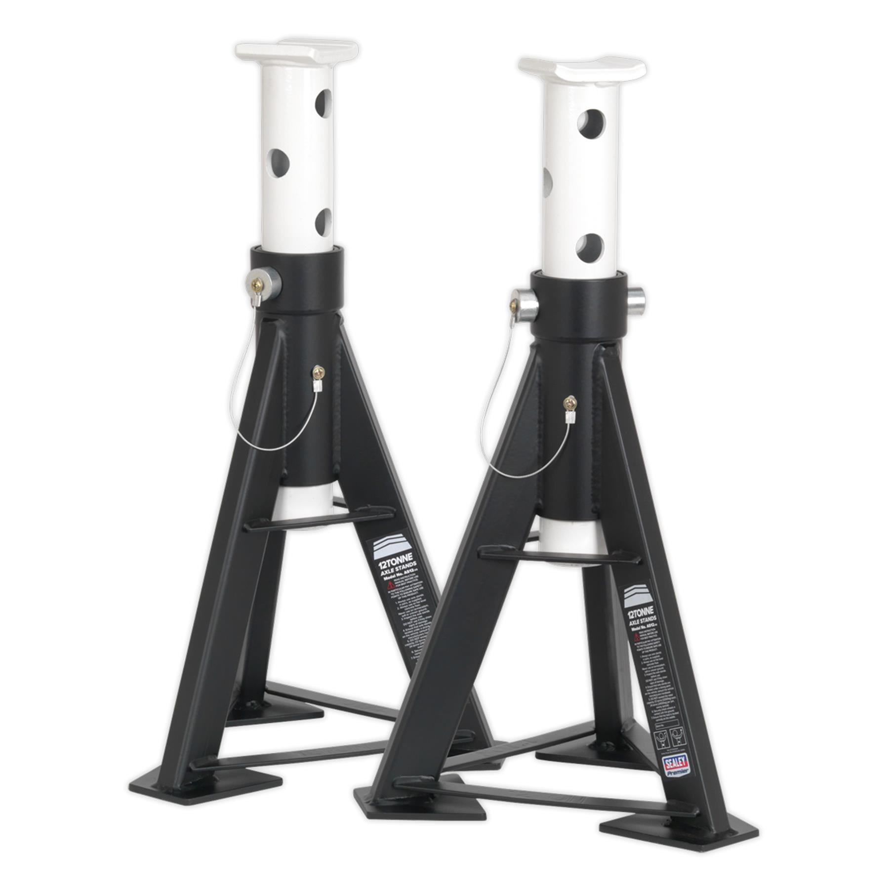 Sealey Axle Stands (Pair) 12tonne Capacity per Stand