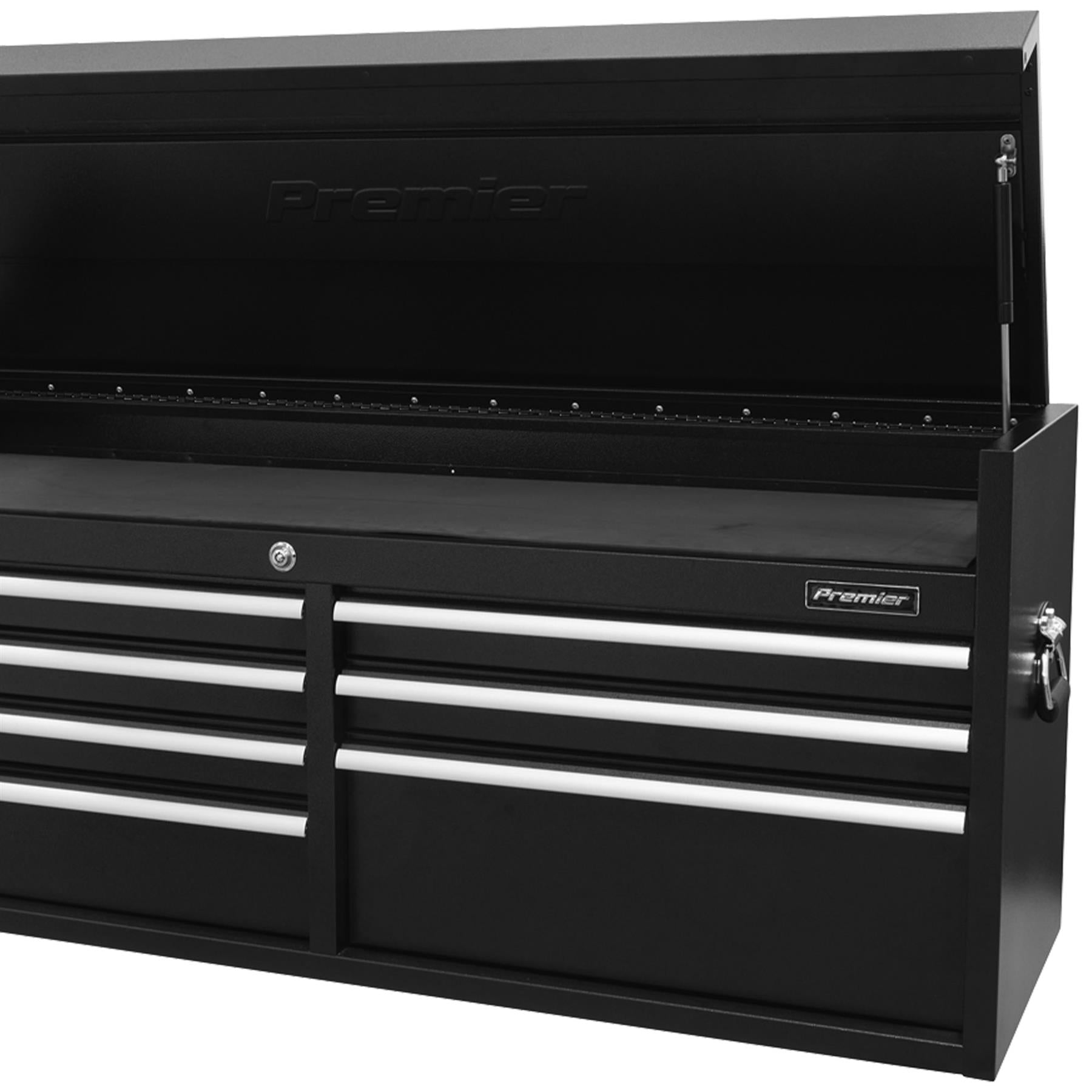 Sealey Topchest 7 Drawer 1415mm Heavy-Duty Black