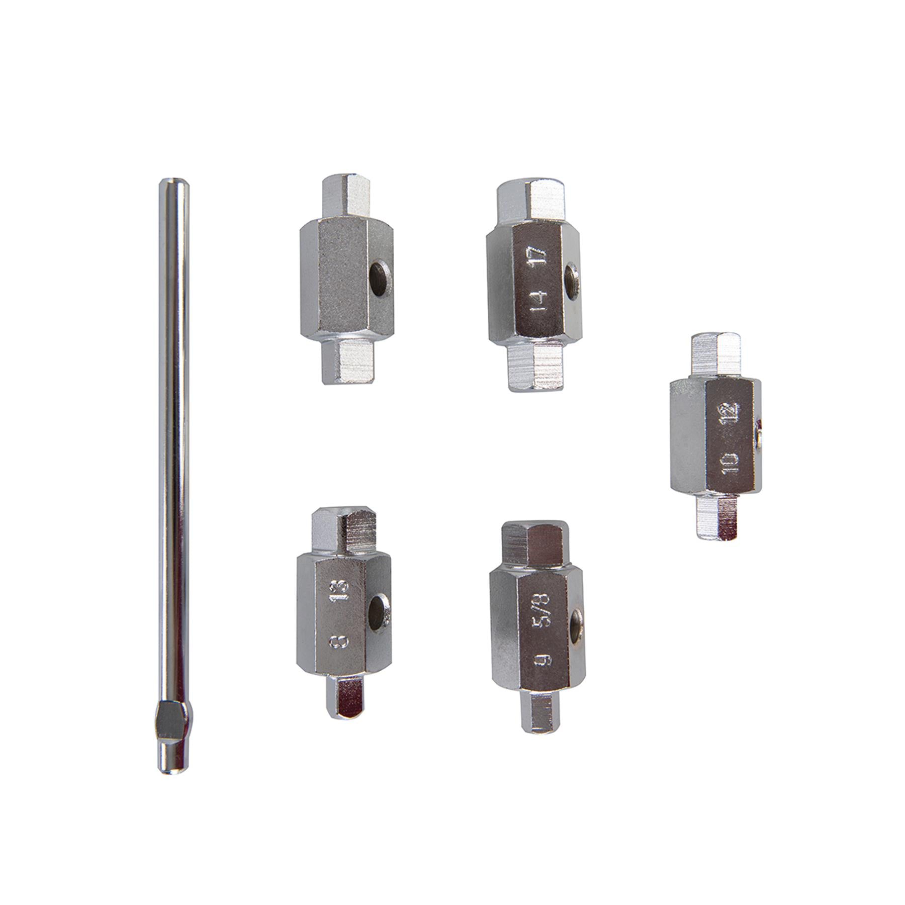 5 piece Sump Plug Key Set - Brake Drain Gearbox Axle Oil 10 SIZES