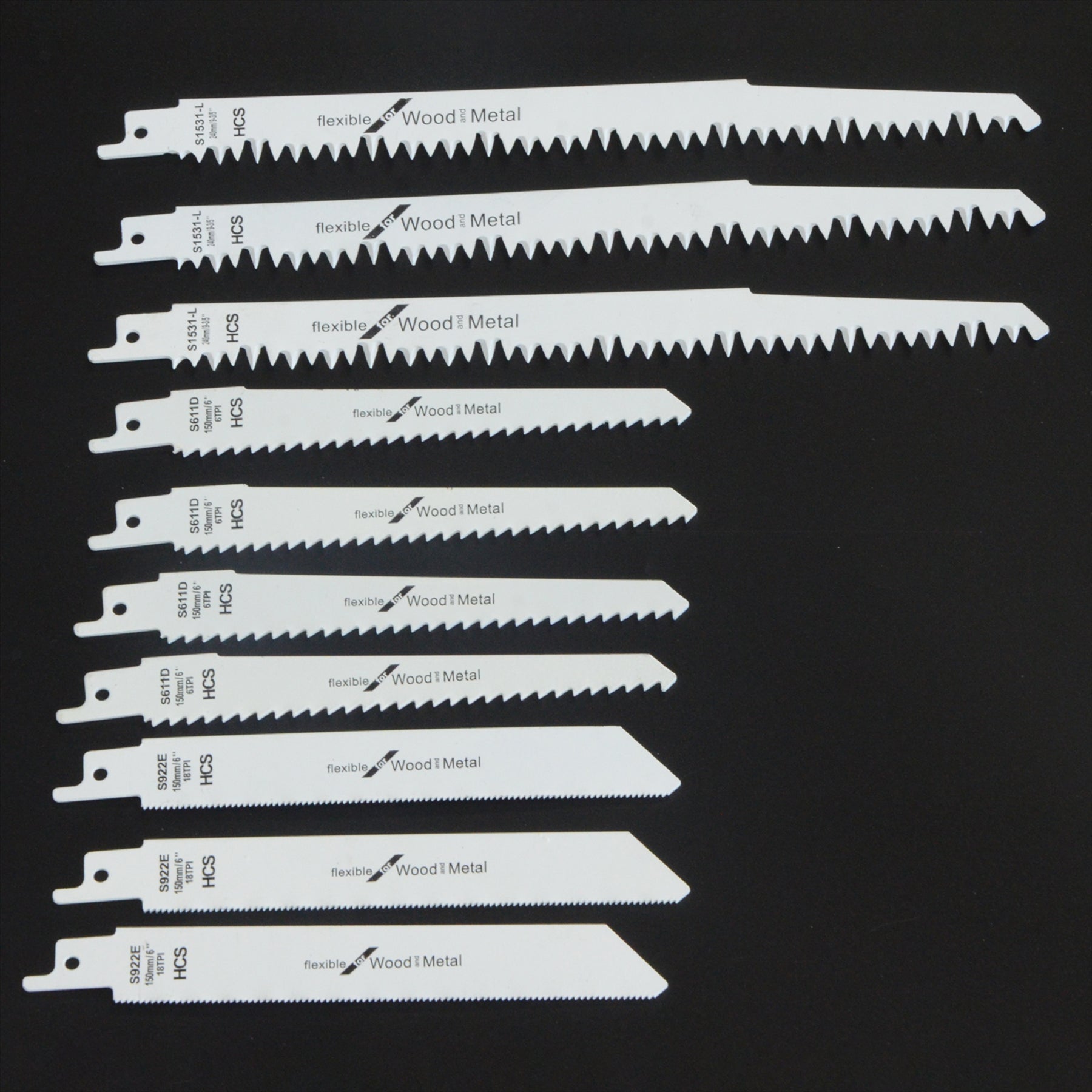 20X Mixed Reciprocating Saw Blades