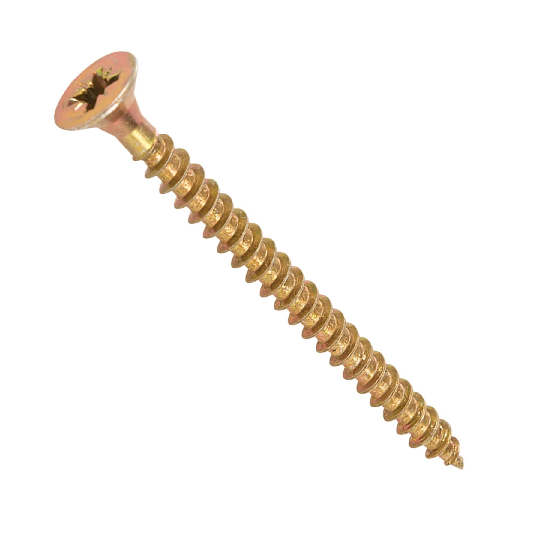 780Pce Goldstar Countersink Screws Pack Twin-Thread Pzd Corrosion Resistance