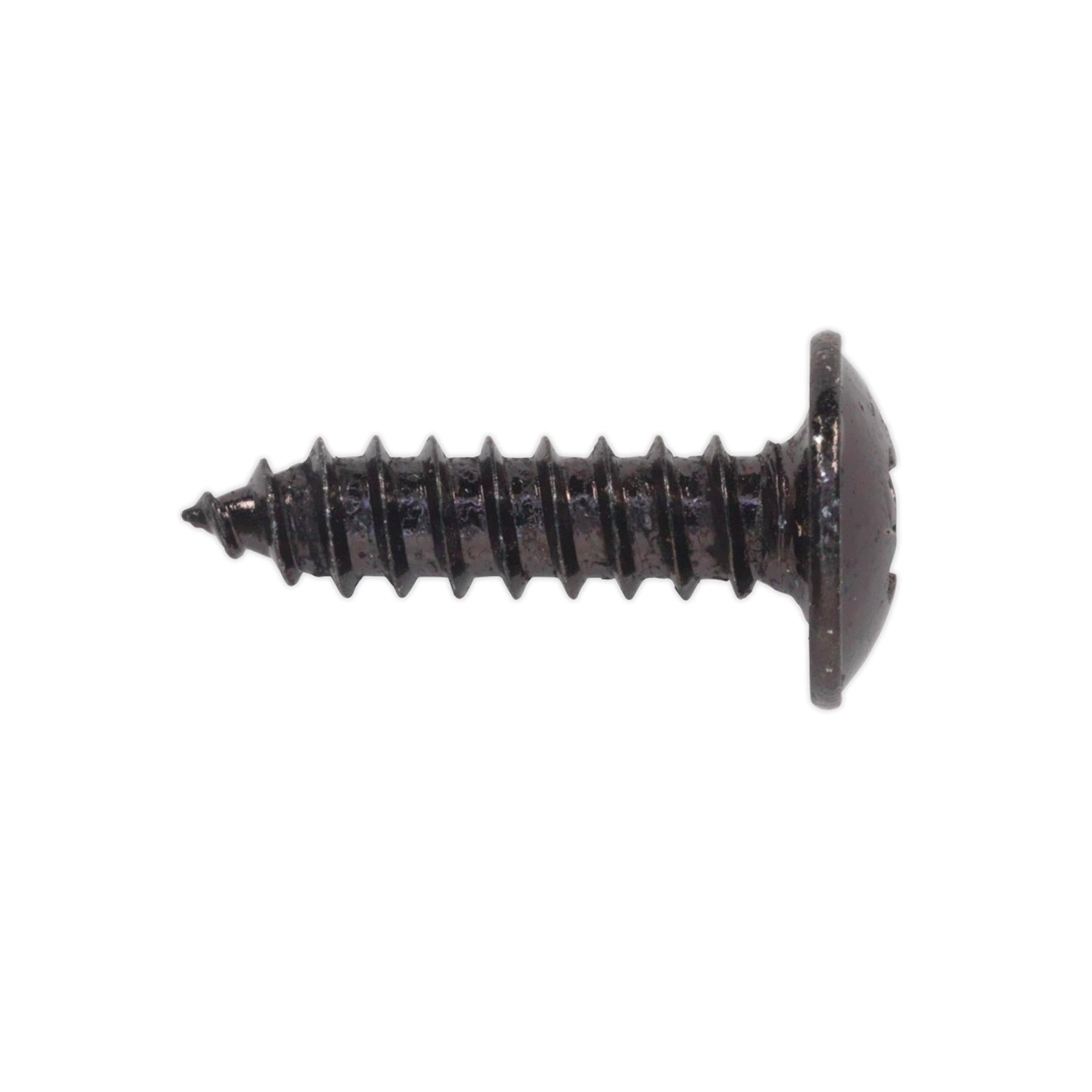 Sealey Self Tapping Screw 4.2 x 16mm Flanged Head Black Pozi Pack o