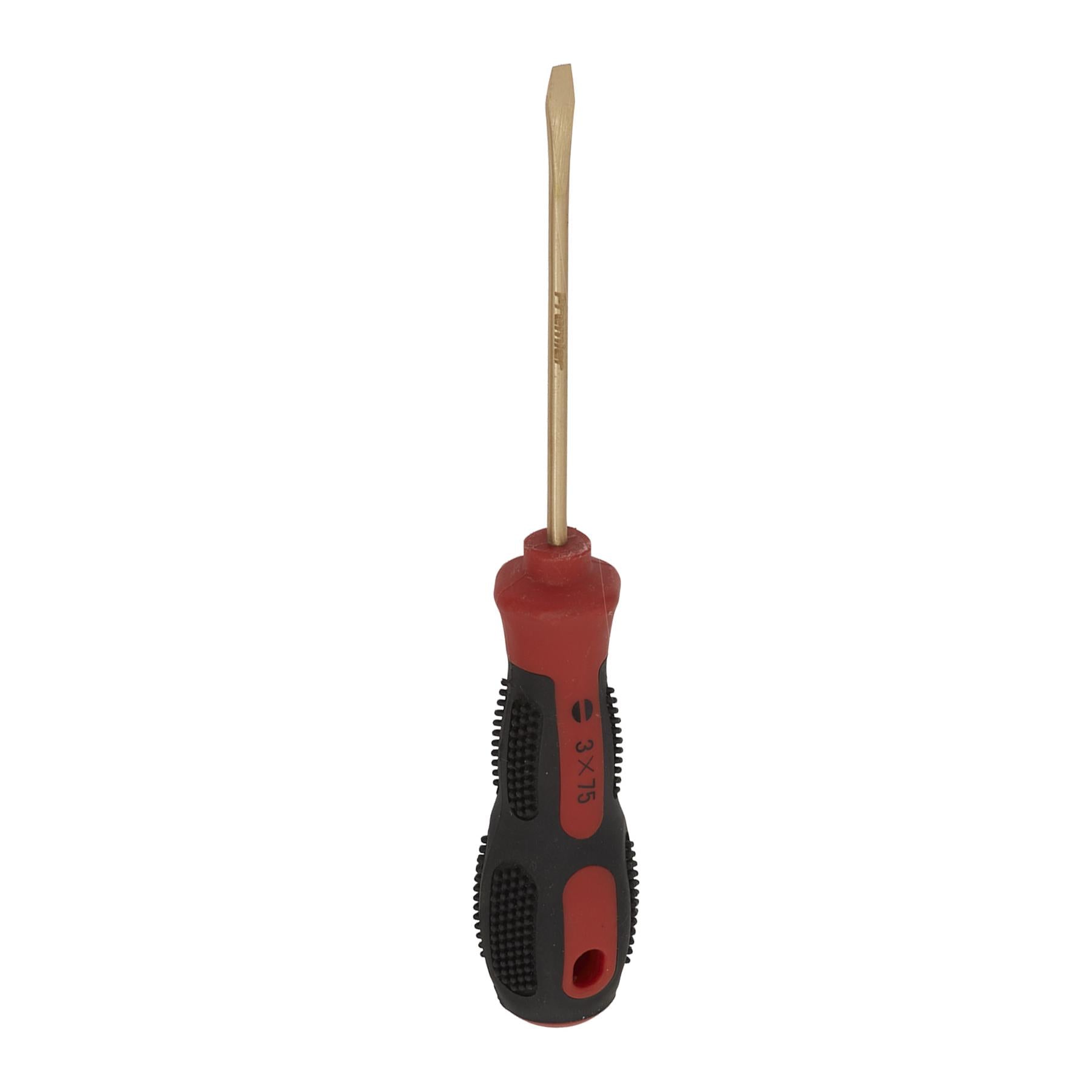 Sealey Screwdriver Slotted 3 x 75mm - Non-Sparking