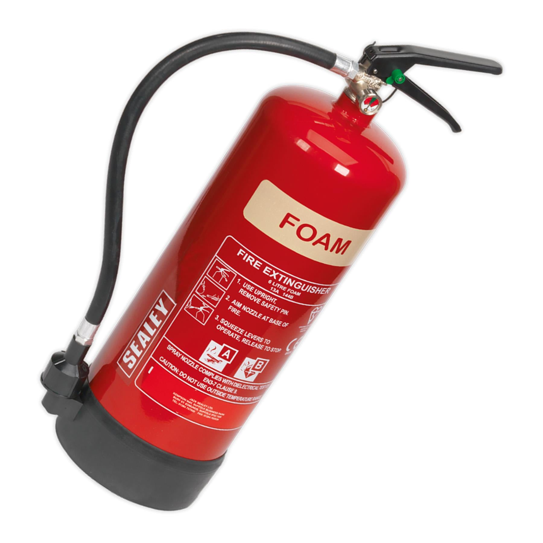 Sealey Fire Extinguisher 6L Foam