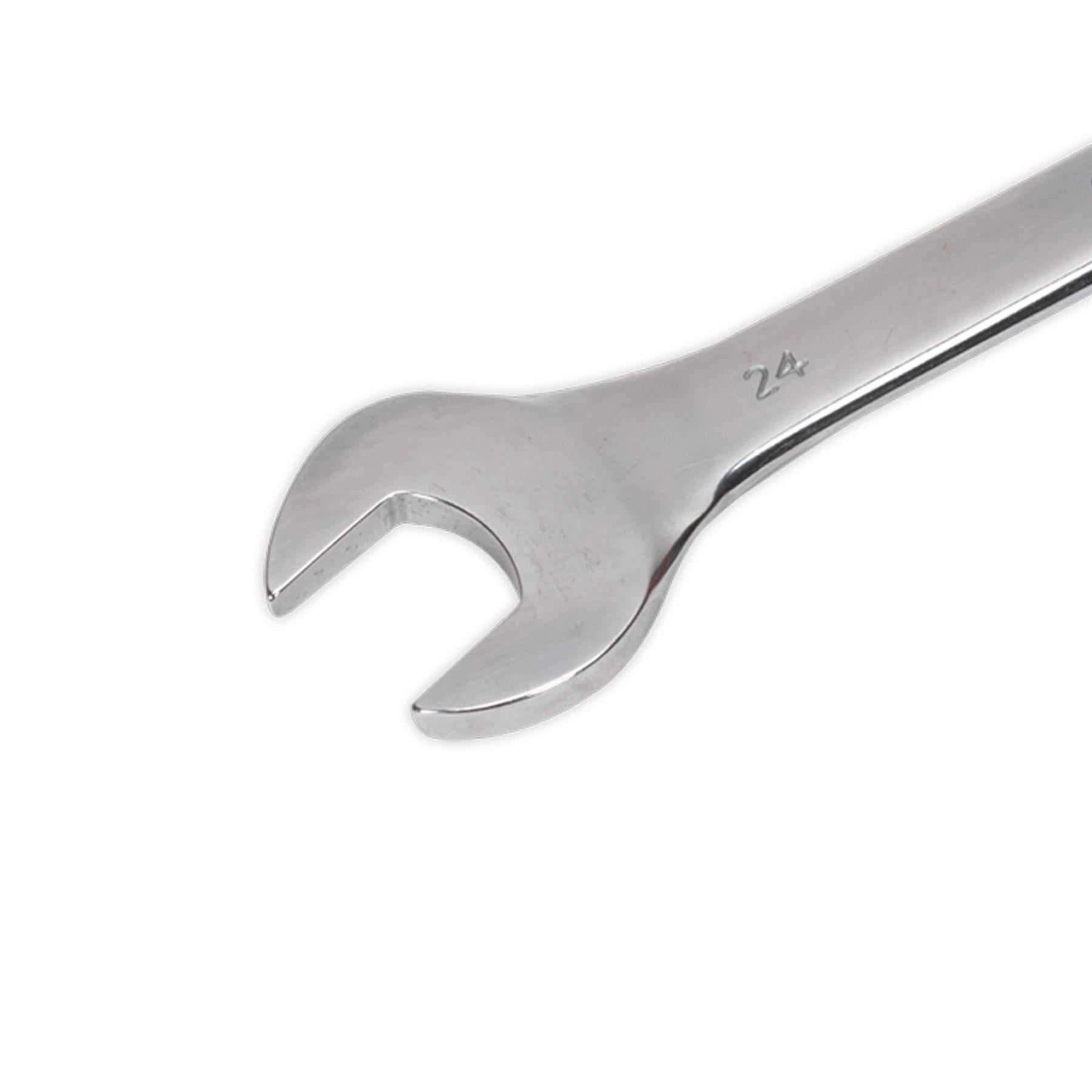 Combination Spanner 24mm. Manufactured from Chrome Sealey