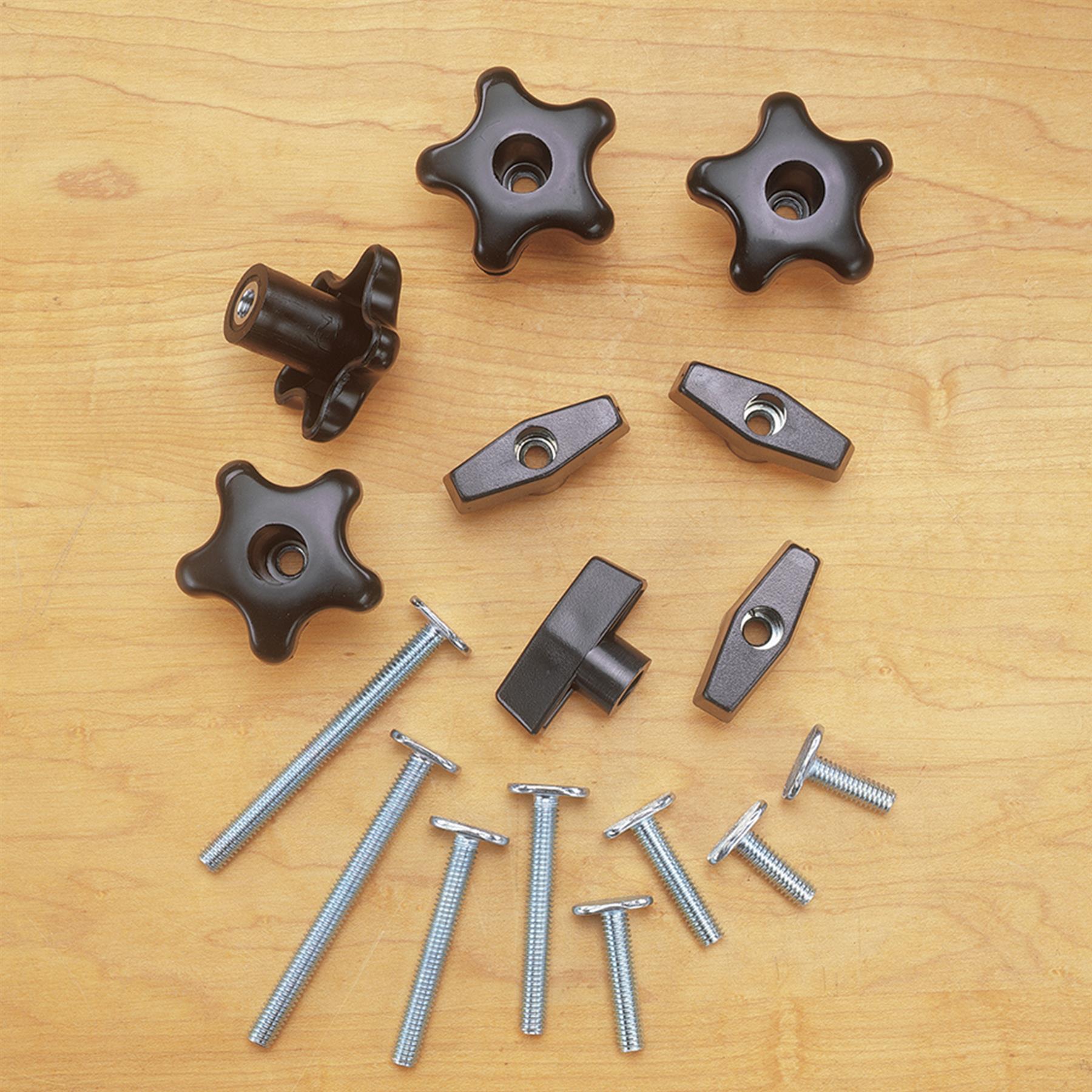 Universal T-Track Set With Unique Stacked Slot Design 17Pc 1219mm (4") 679127