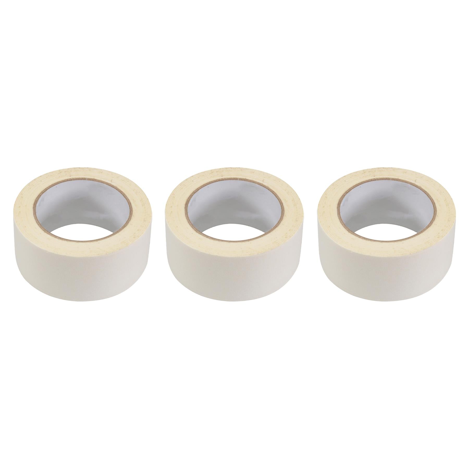 Low Tack Masking Tape Indoor Outdoor DIY Painting Decorating 50mm x 50m-3PC