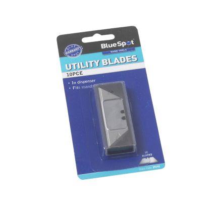 BlueSpot 10 PCE Utility Blades In Dispenser