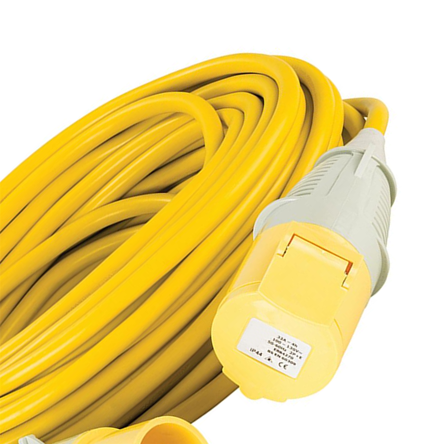 Defender Extension Lead Yellow 4mm2 32A 25m 110V