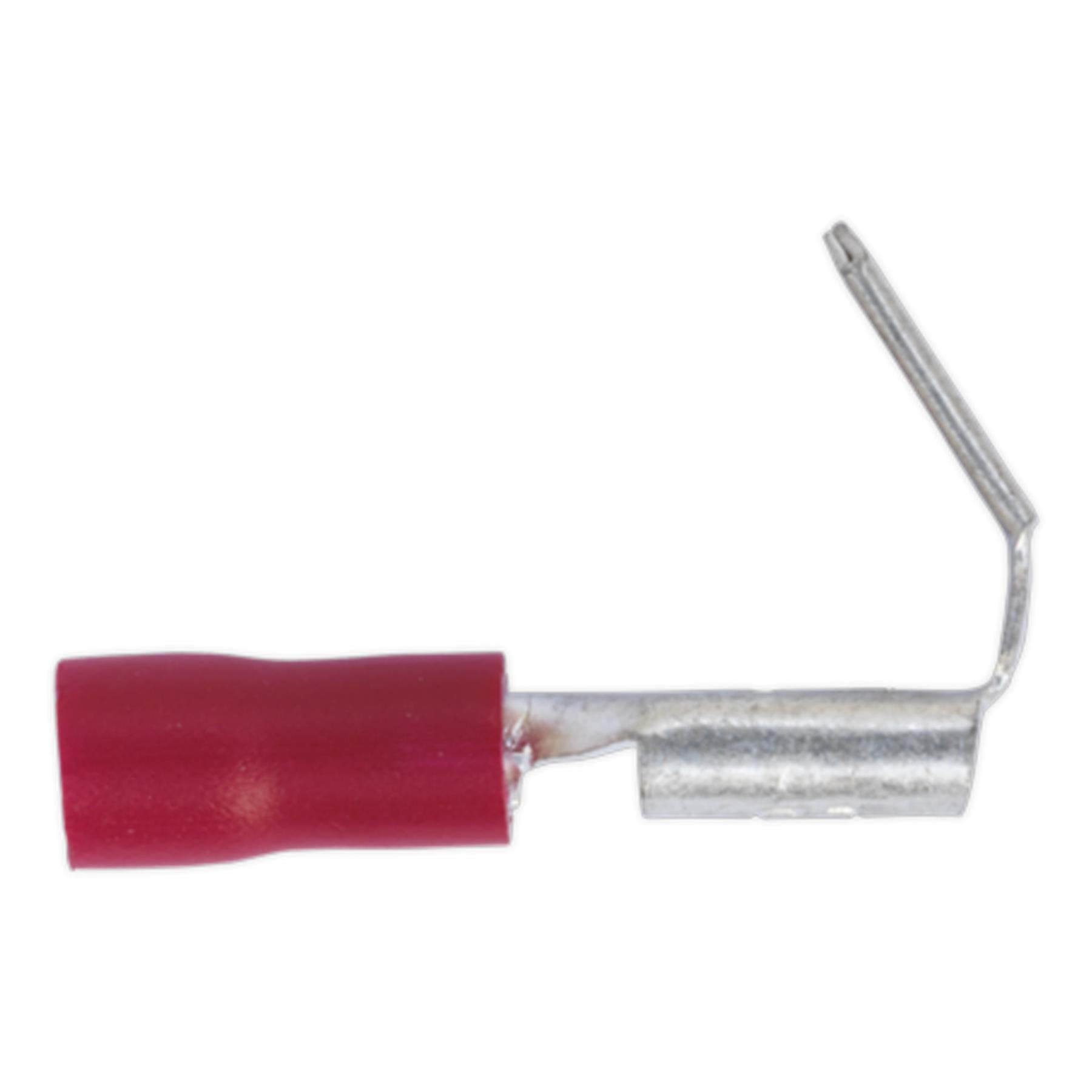 Sealey Piggy-Back Terminal 6.3mm Red Pack of 100