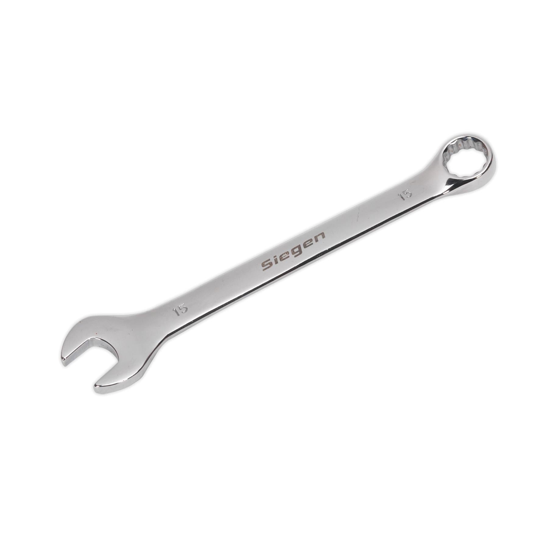 Sealey Combination Spanner 15mm Chrome Vanadium Steel