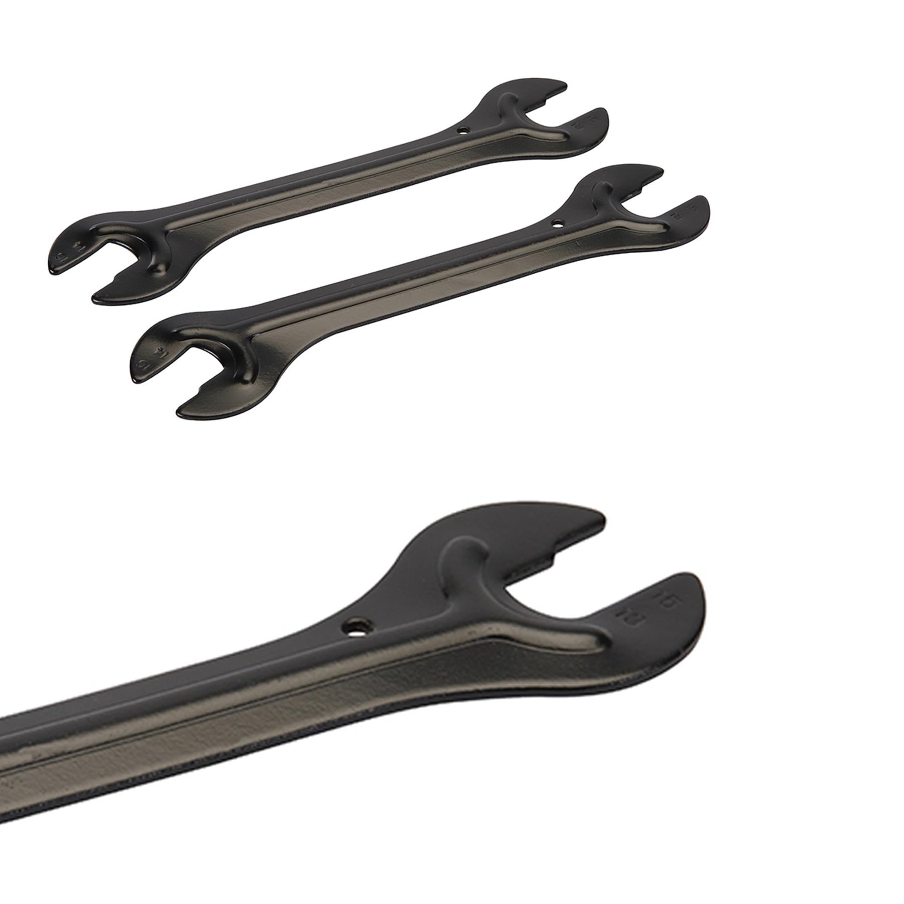 2Pce Cone Spanner Set - 13/14 & 15/16mm Hardened Tempered Carbon Steel Spanner
