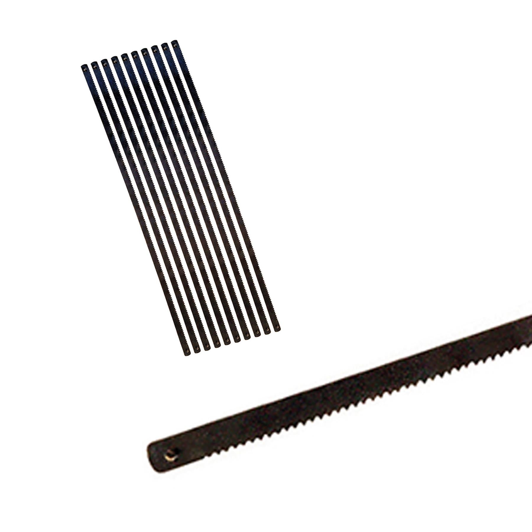 10Pk Coping Saw Blades 170mm 14Tpi Thin Precision Ground Teeth Pinned Ends