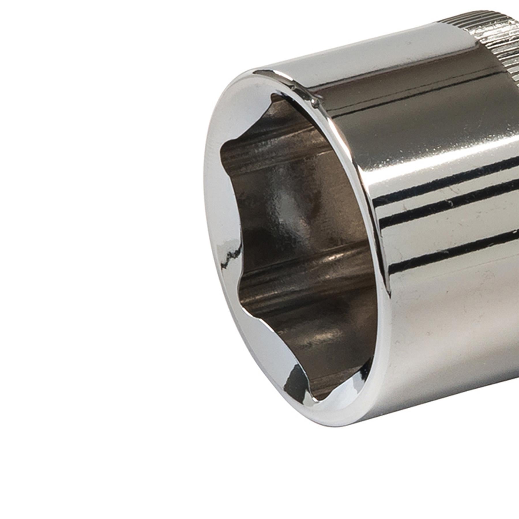 Socket 1/2" Drive Metric Hex Square 25mm Individual Hex Polished Crv Quality
