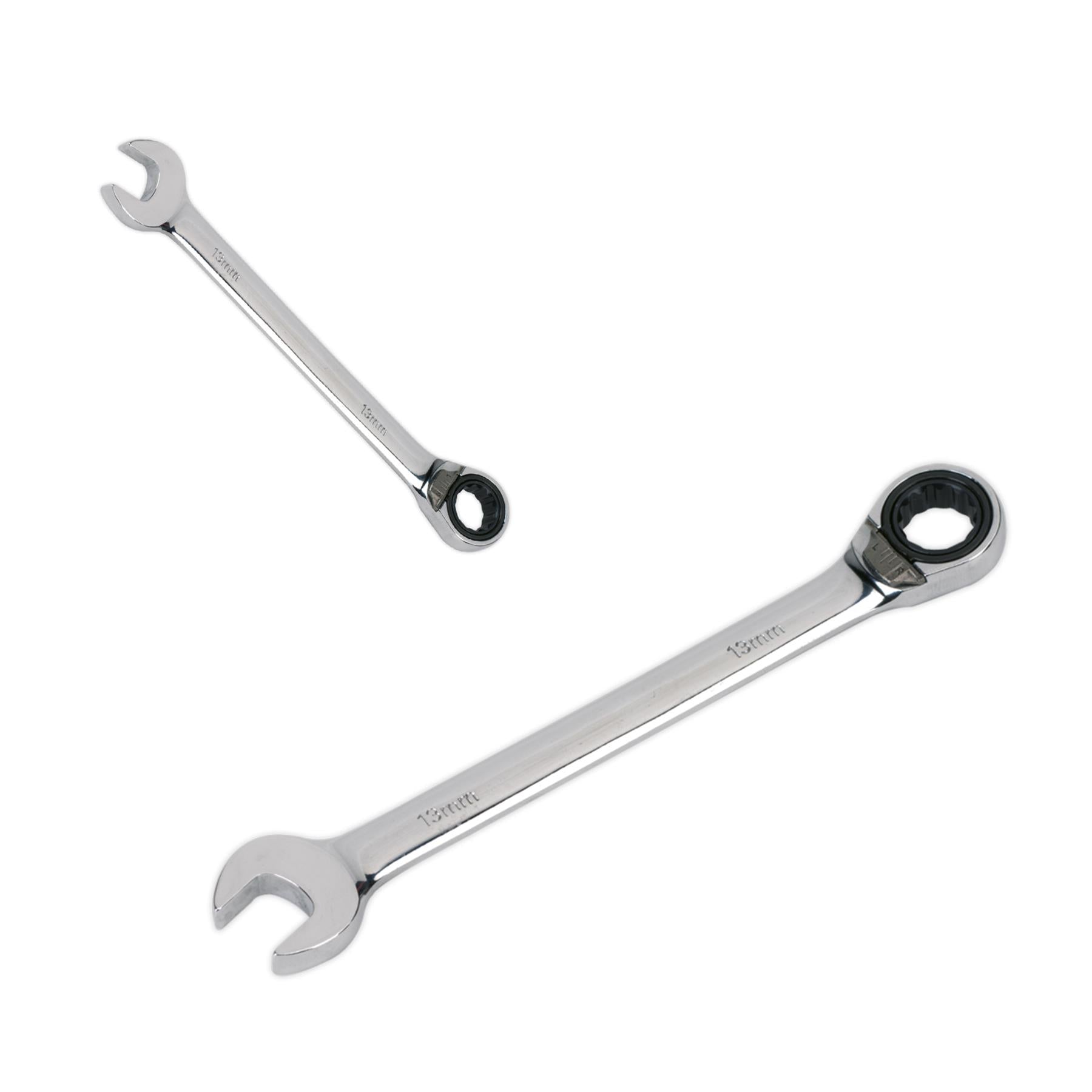 Sealey Reversible Ratchet Combination Spanner 13mm