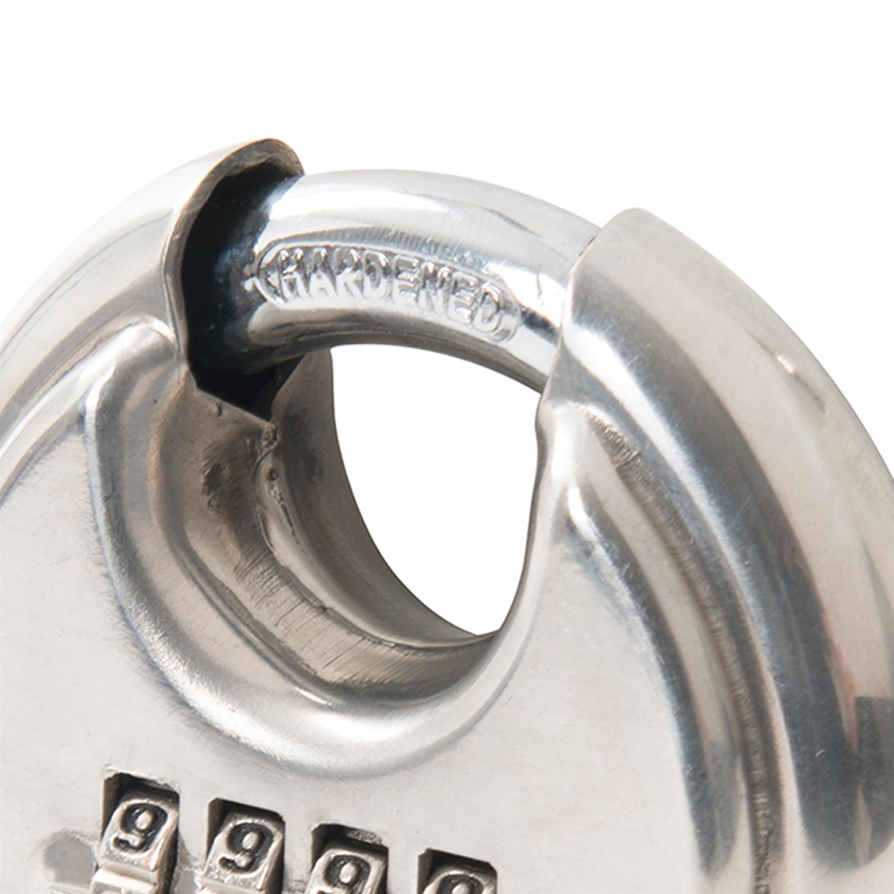 70mm Digit Disc Padlock 4 Stainless Steel Combination Disc Padlock High Quality