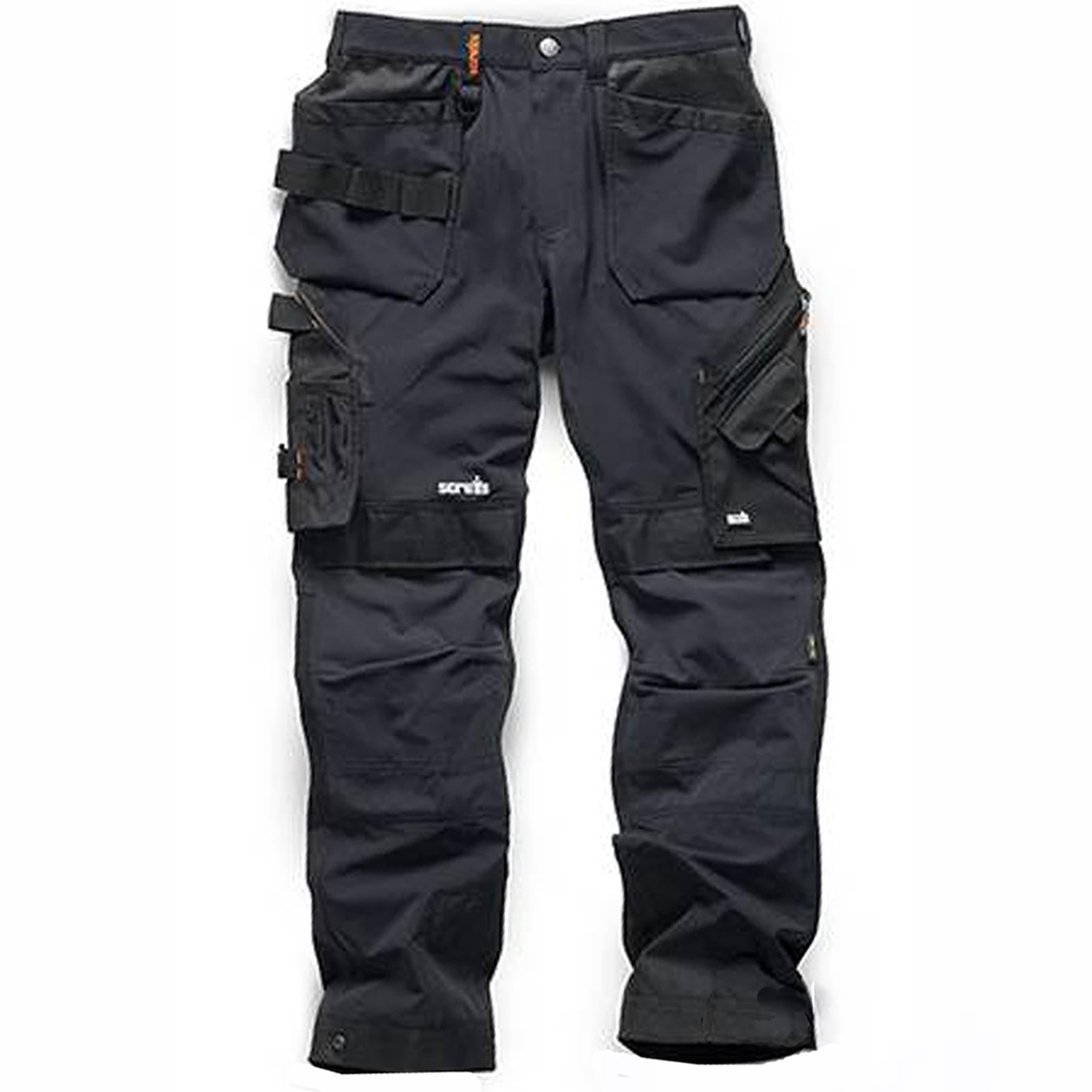 Scruffs Pro Flex Plus Holster Trouser 34L Black