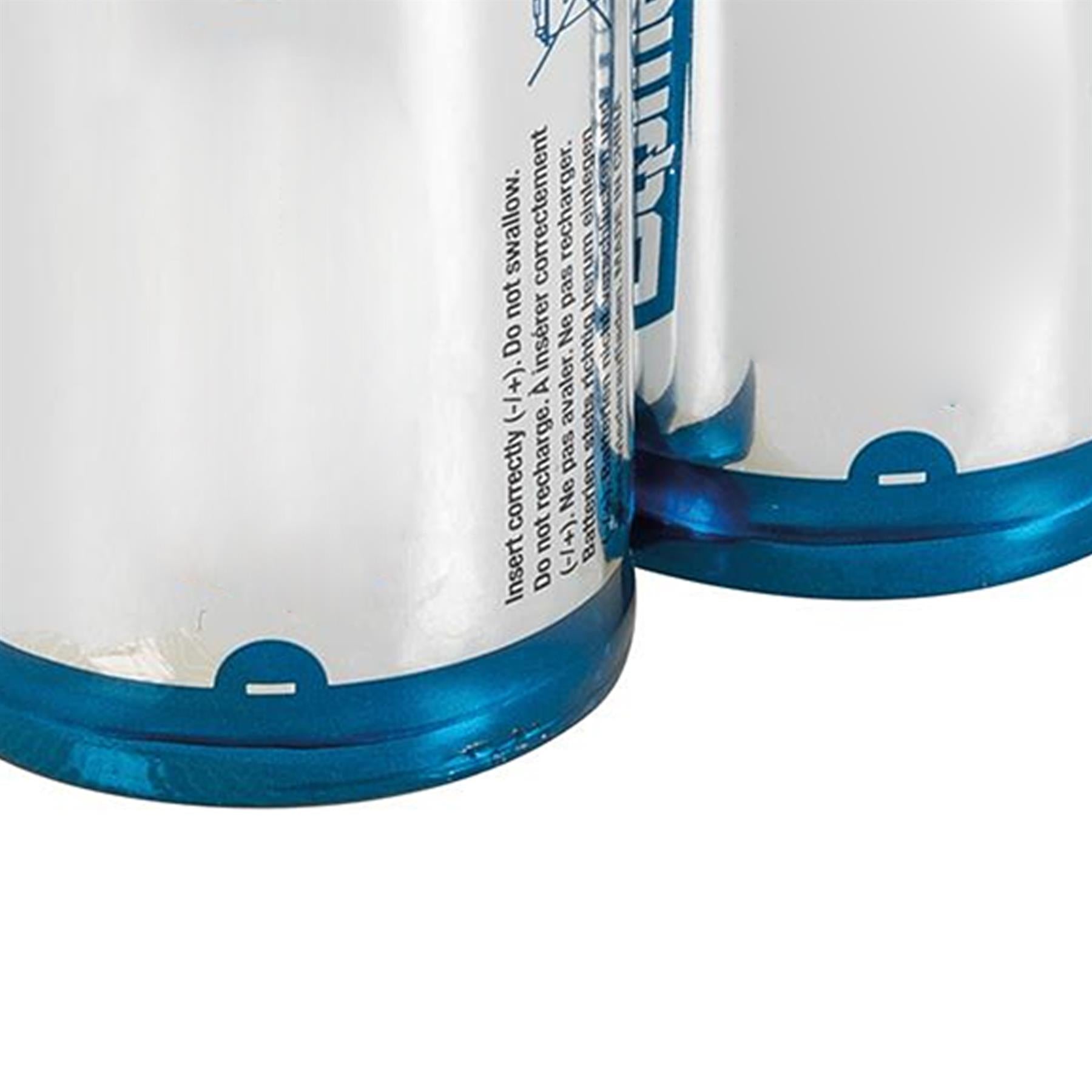 Long lasting high performance D-Type Super Alkaline Battery LR20 2pk 0% Mercury