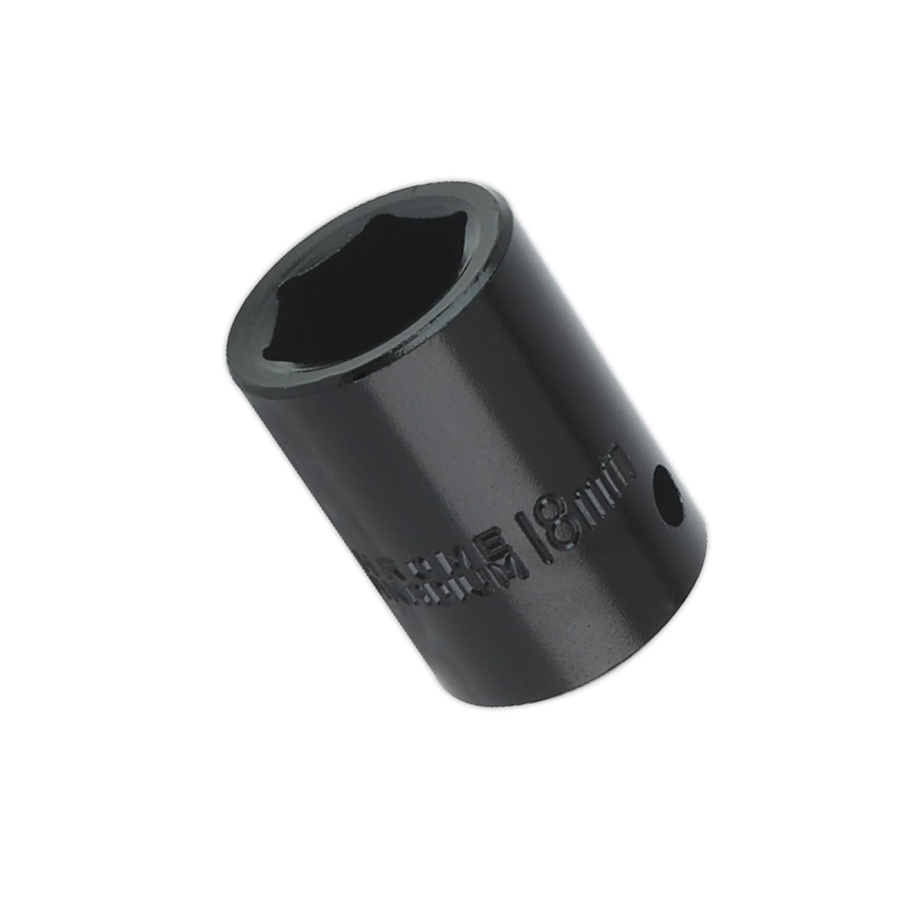 Sealey Impact Socket 18mm 1/2"Sq Drive