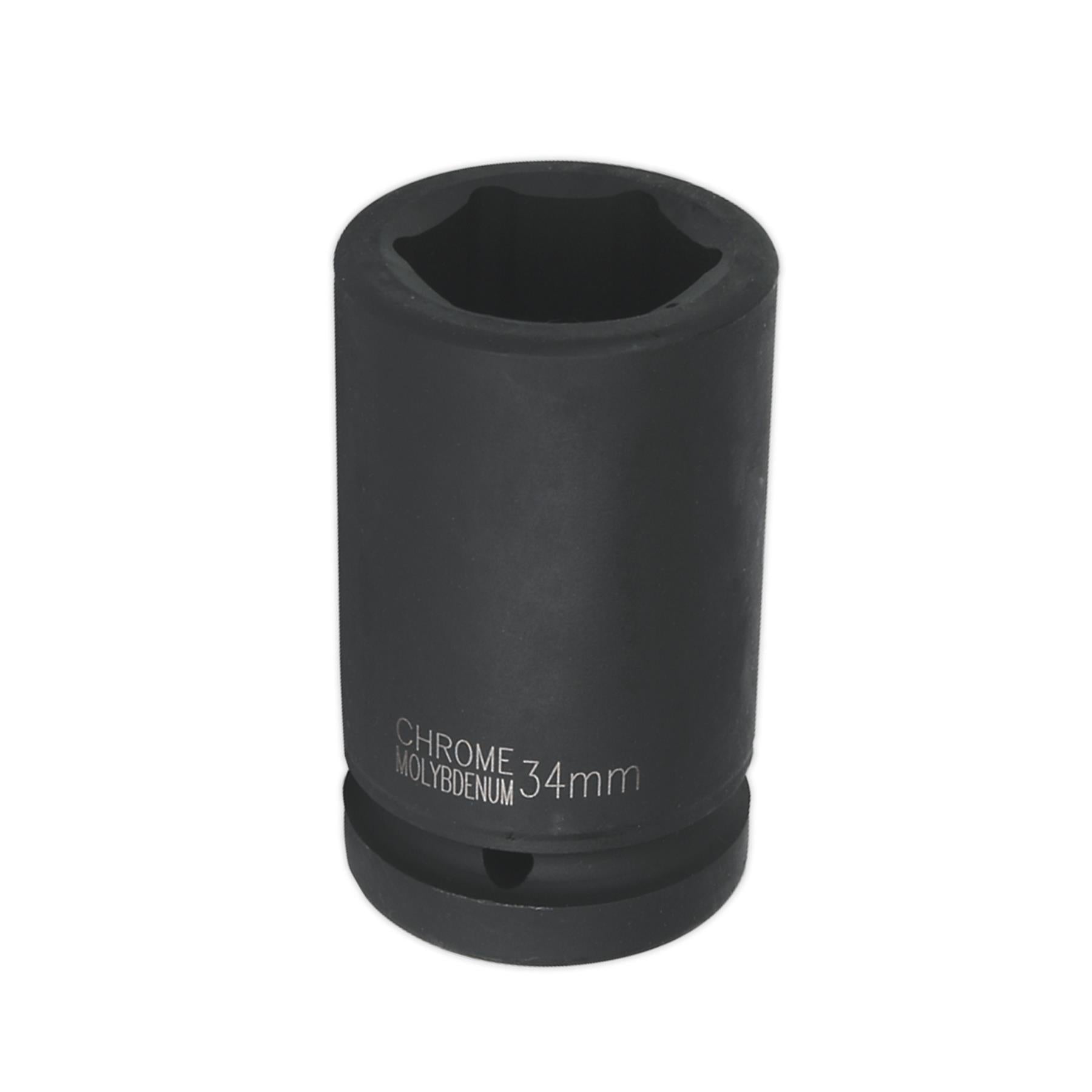 Sealey Impact Socket 34mm Deep 1"Sq Drive