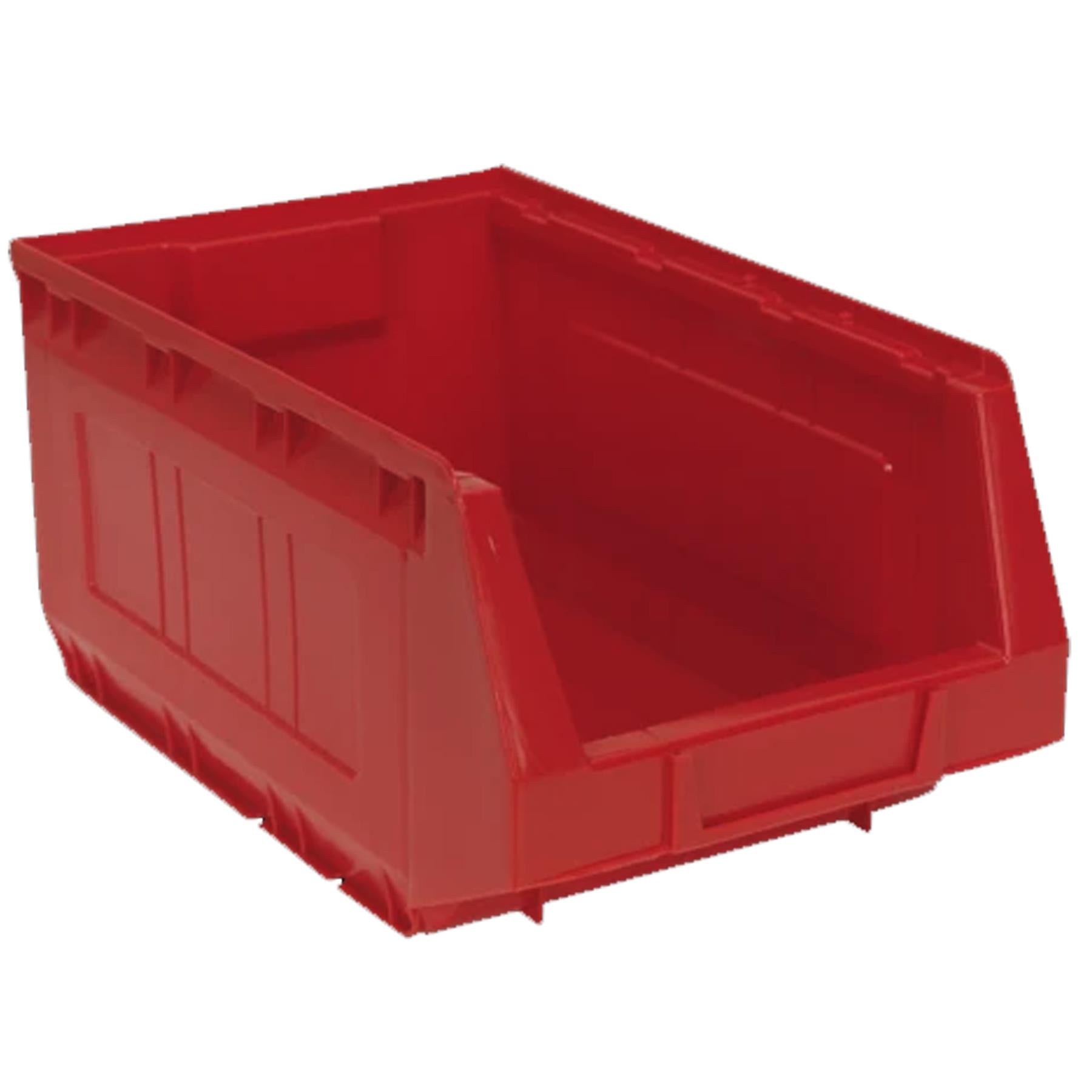 Sealey Plastic Storage Bin 210 x 355 x 165mm - Red Pack of 12