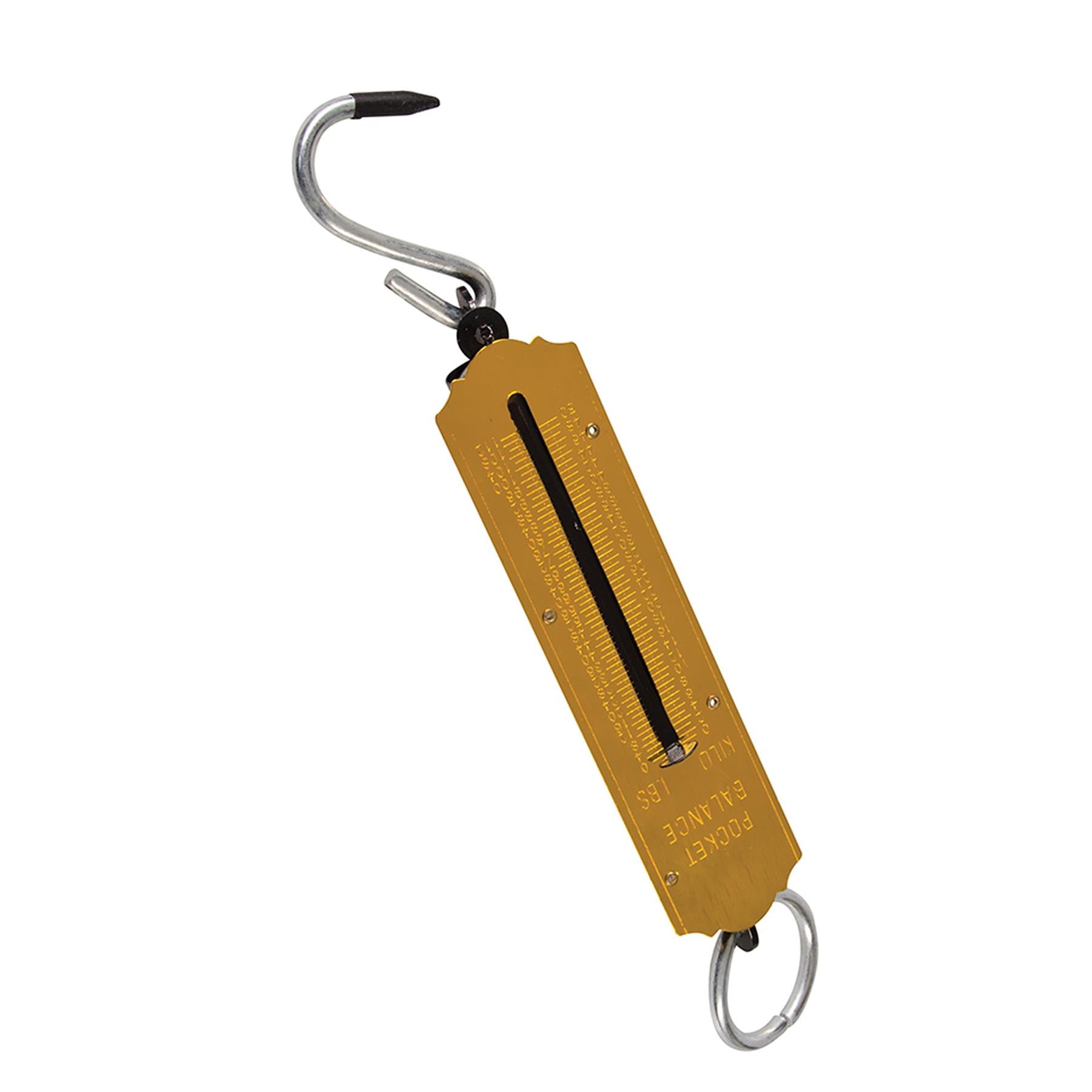 Steel Spring Balance 50Kg Weigh Luggage Travel Farming Fishing Building Use