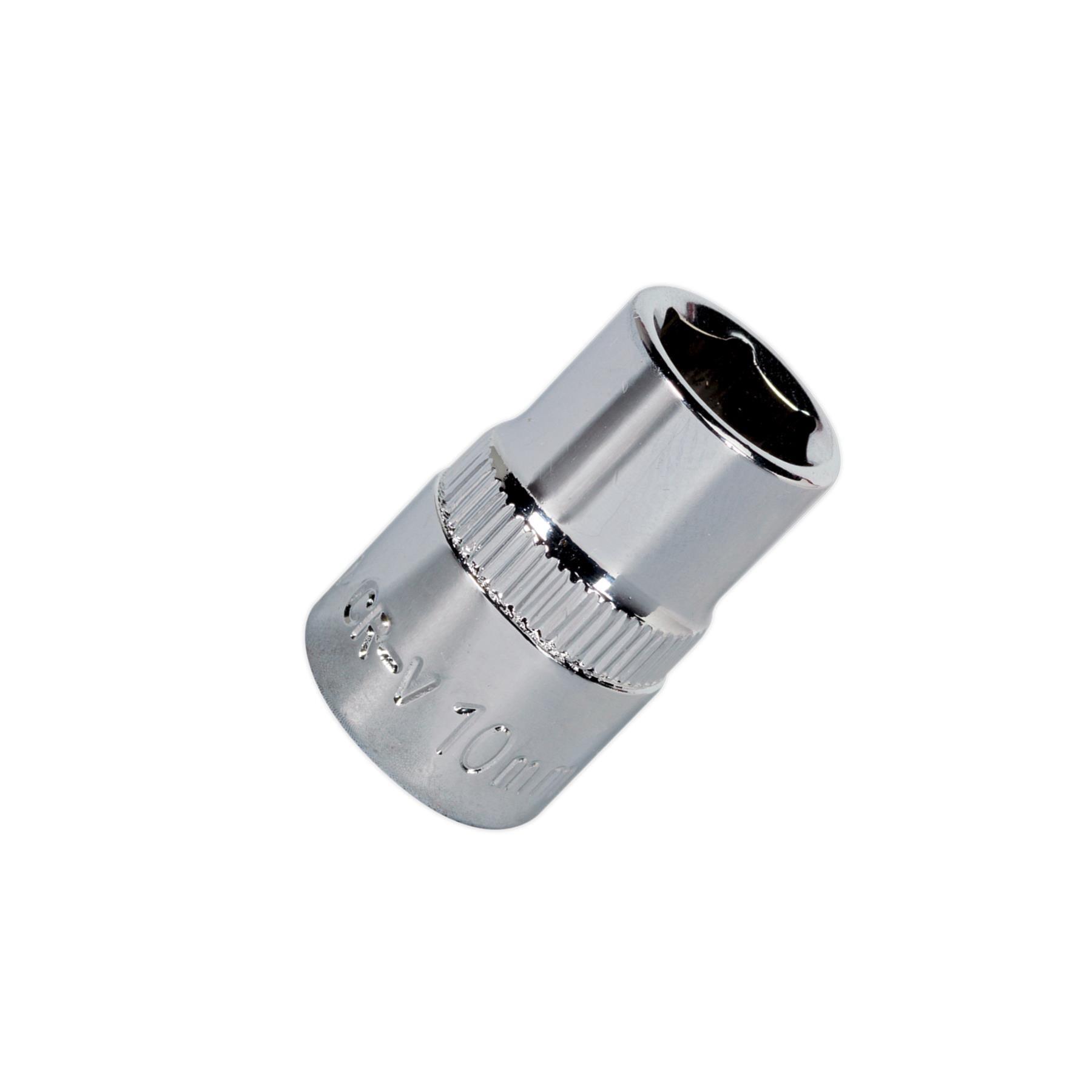 Sealey WallDrive® Socket 10mm 3/8"Sq Drive Fully Polished