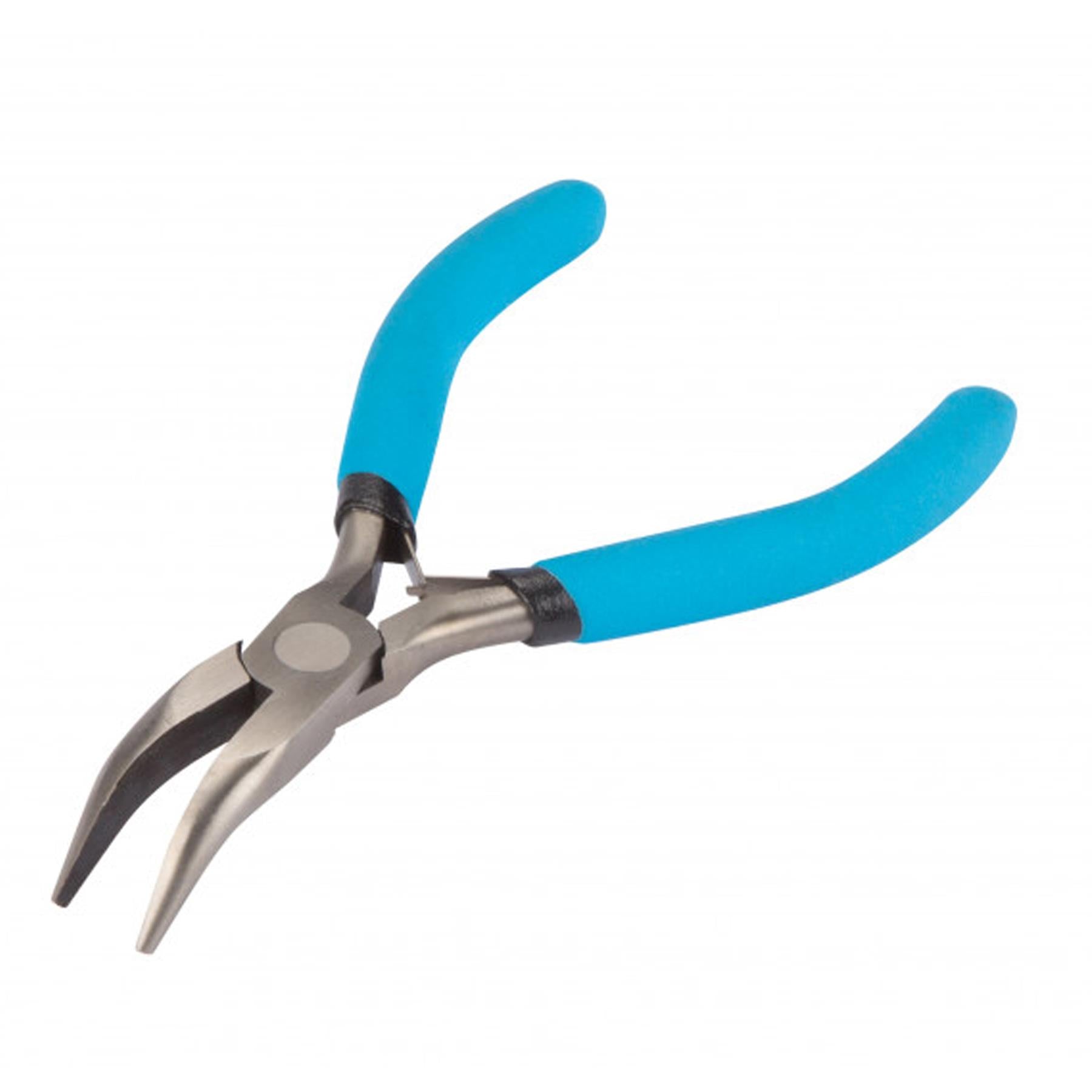 BlueSpot Mini Needle Nose Bent Pliers Hand Diy Precision Tool **Lifetime Warranty**