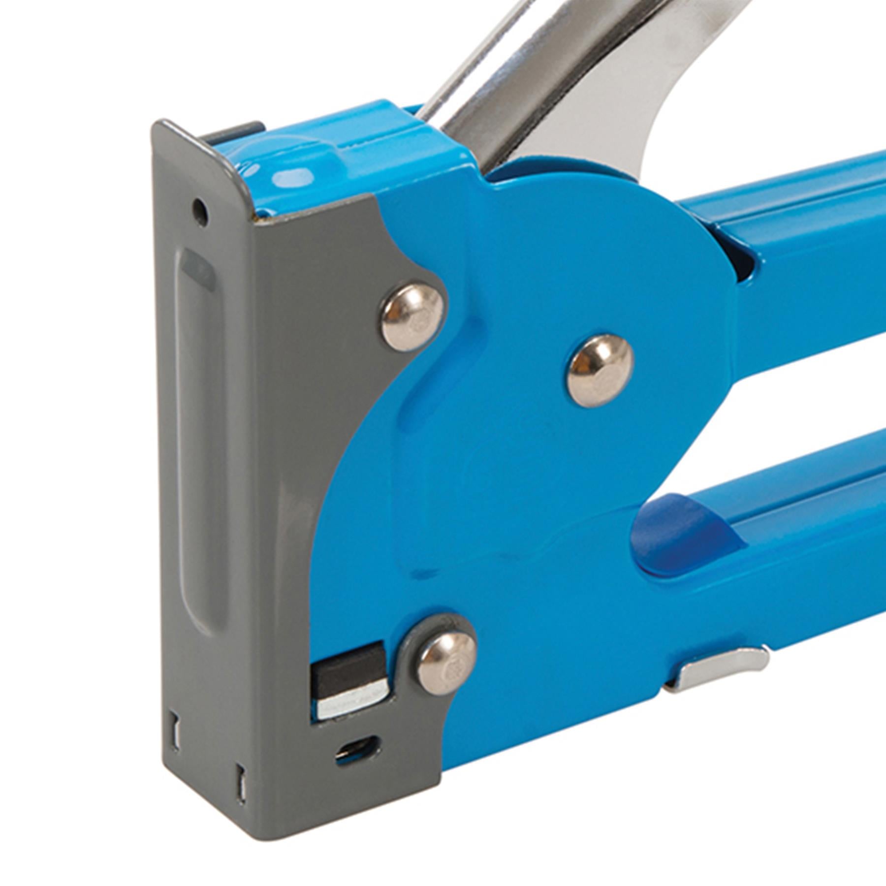 Compact Steel Staple Gun - 4 - 8mm DIY Tools Safety Loop & Remover, Crafts & DIY