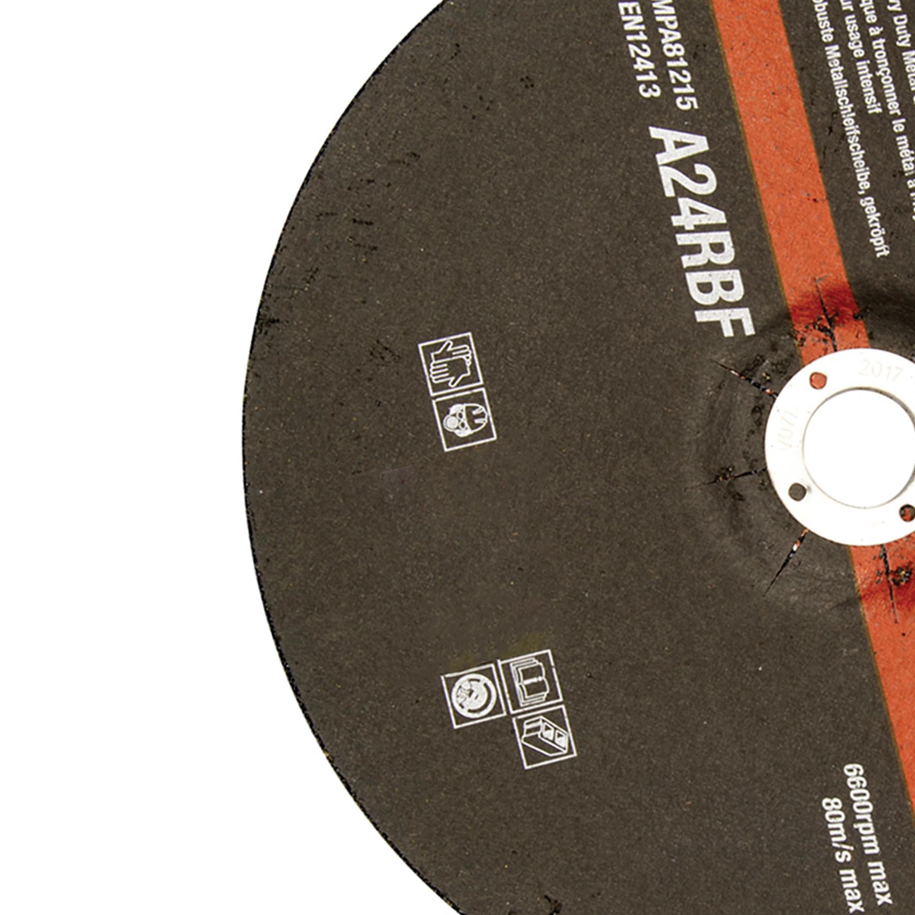 Heavy Duty Metal Grinding Disc Depressed 230 x 6 x 22.23mm Angle Grinder Cutting