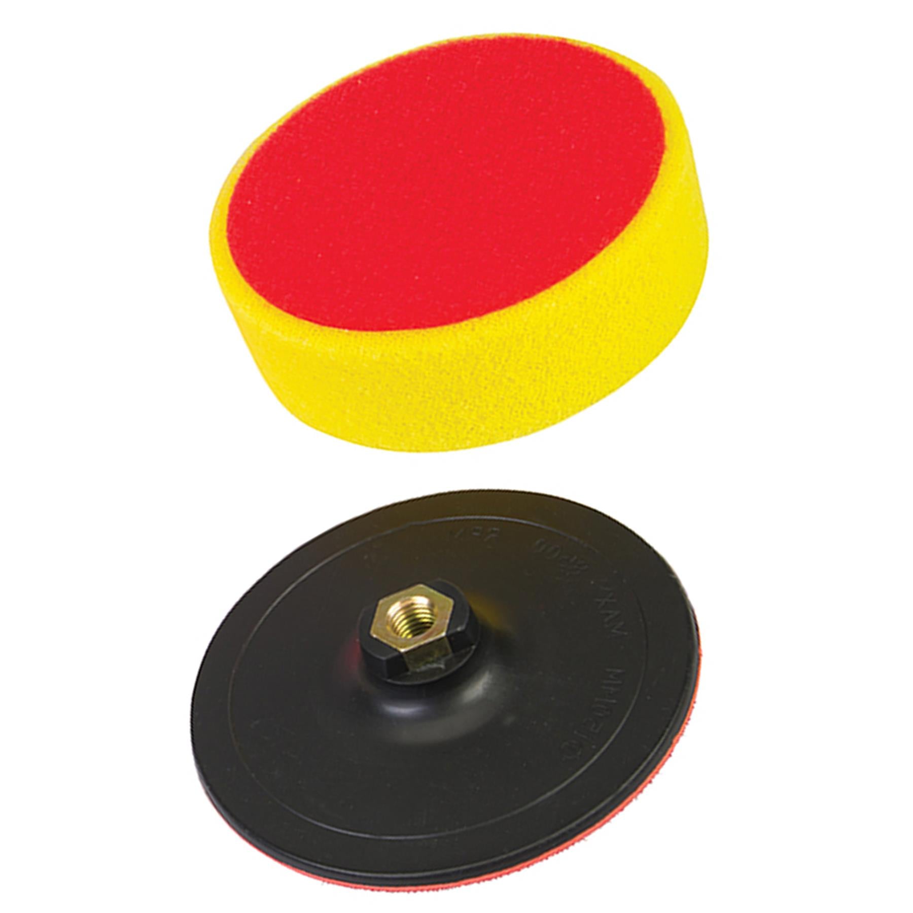 Hook & Loop Foam Polishing Head Kit 6Pcs 150 X 50mm Polishing Heads New