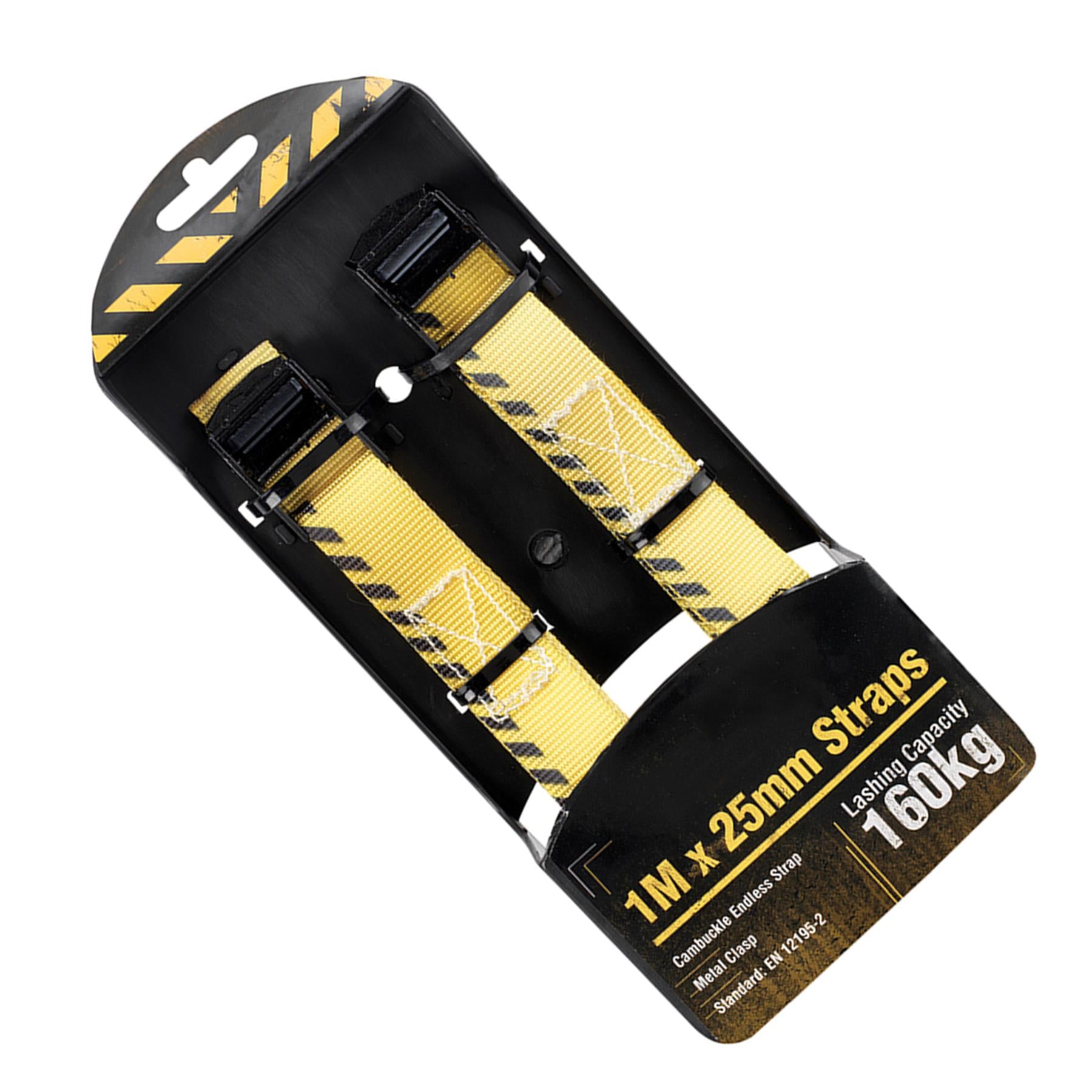 Van Vault Endless Strap 2Pk 1m x 25mm Flexible Polyester