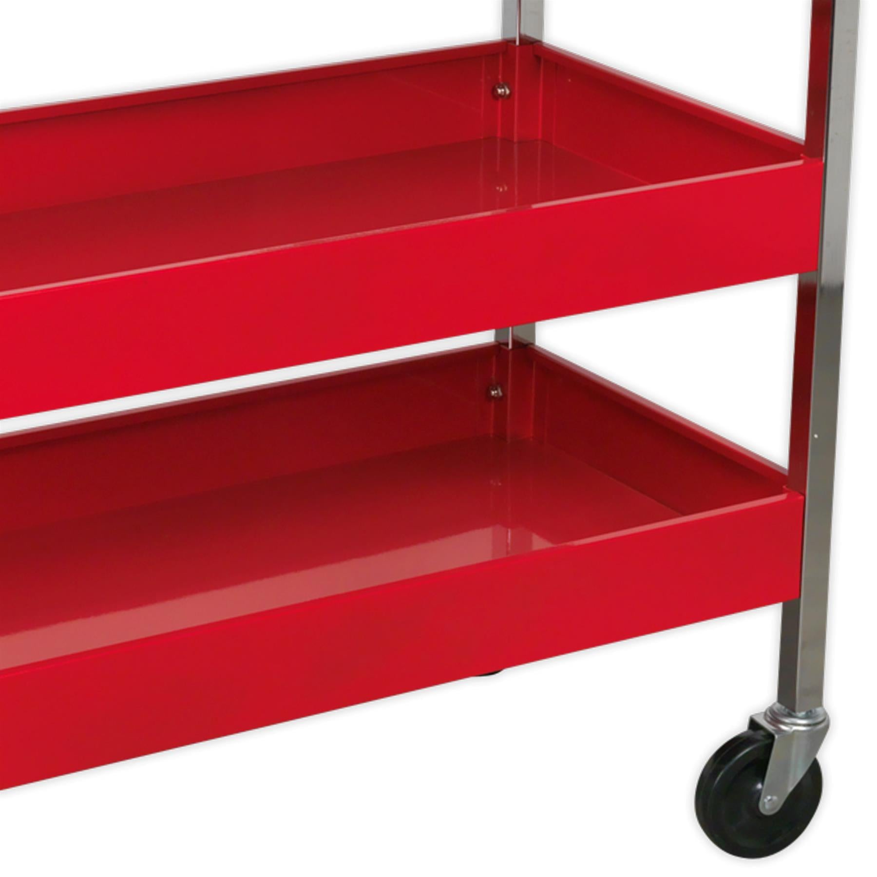Sealey Trolley 3-Level Heavy-Duty 50kg capacity per shelf