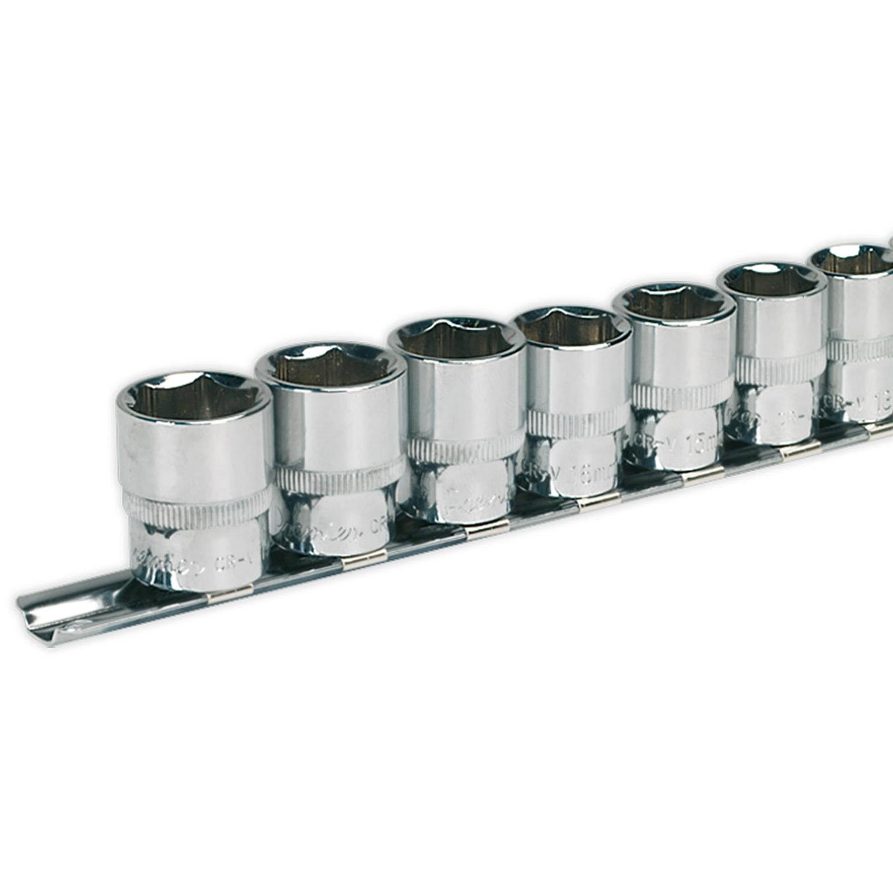 Sealey WallDrive Socket Set 12 Piece 3/8" Square Drive