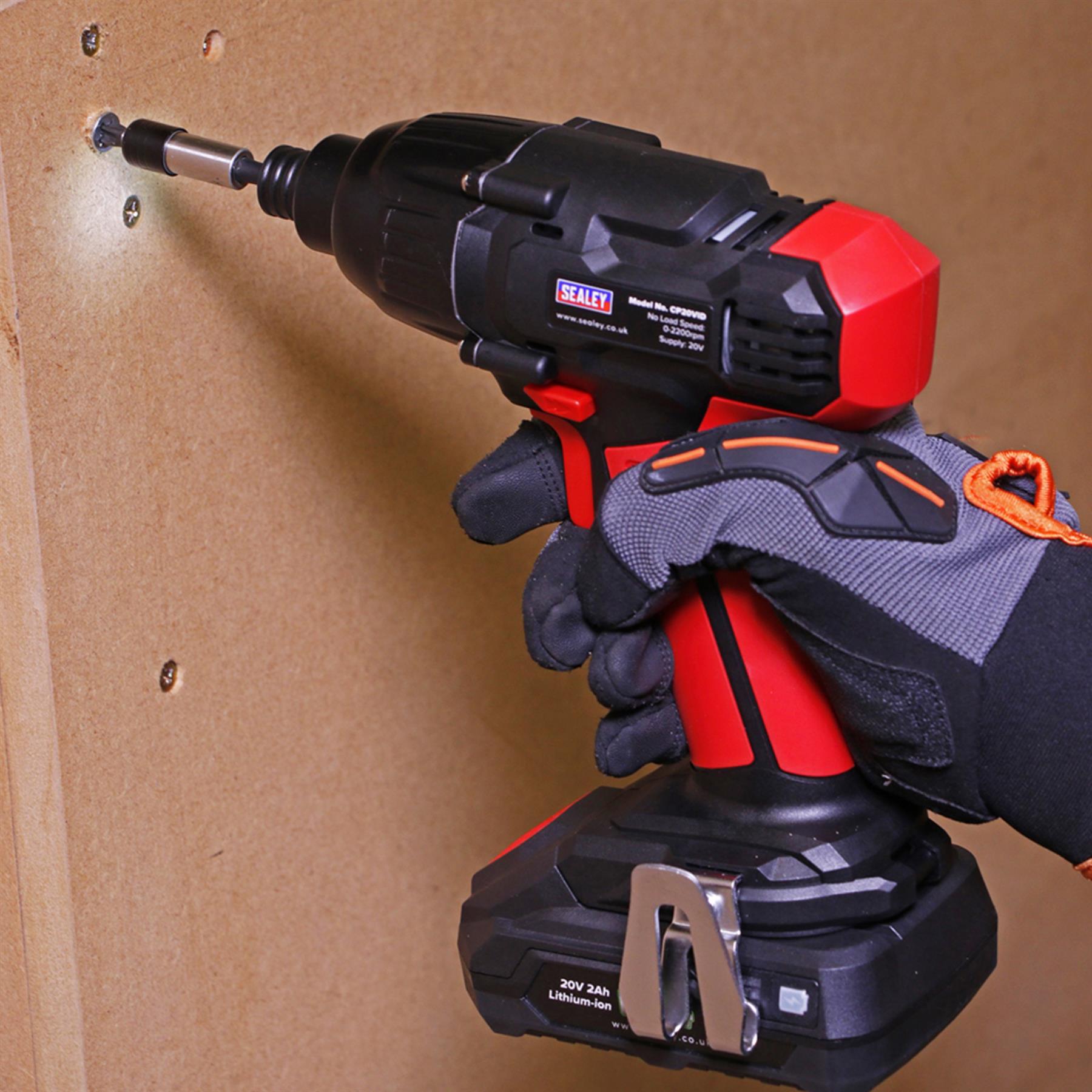 Sealey Impact Driver 20V 1/4"Hex Drive 180Nm - Body Only