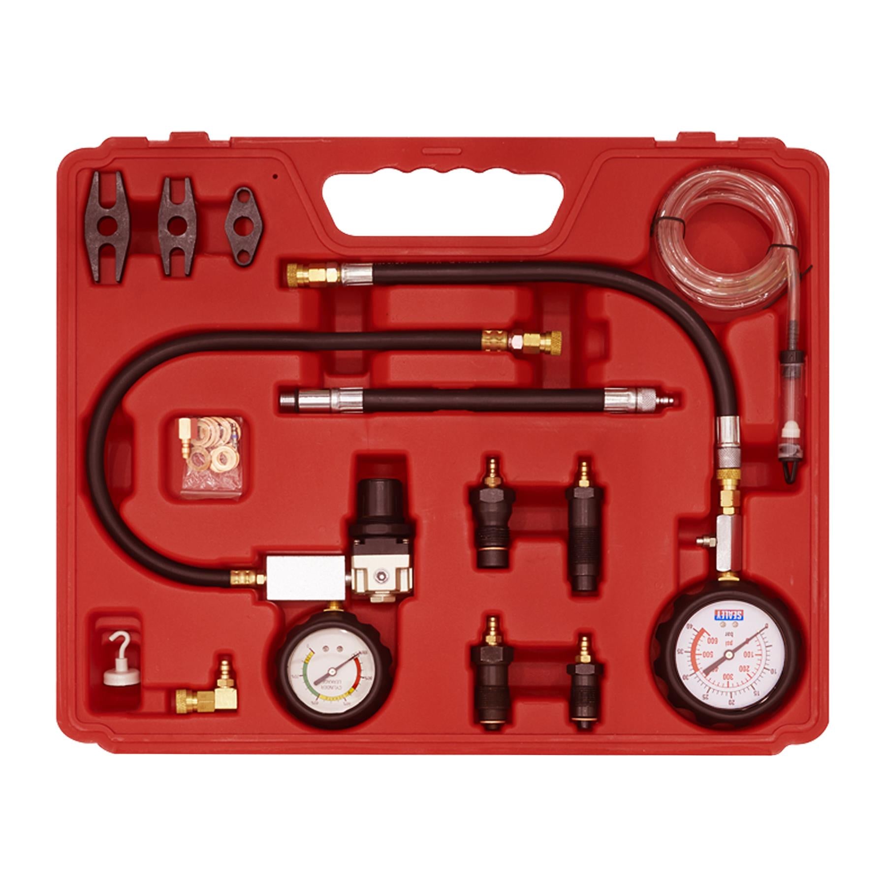 Sealey Diesel & Petrol Compression, Leakage & TDC Kit Quick Connect Fittings