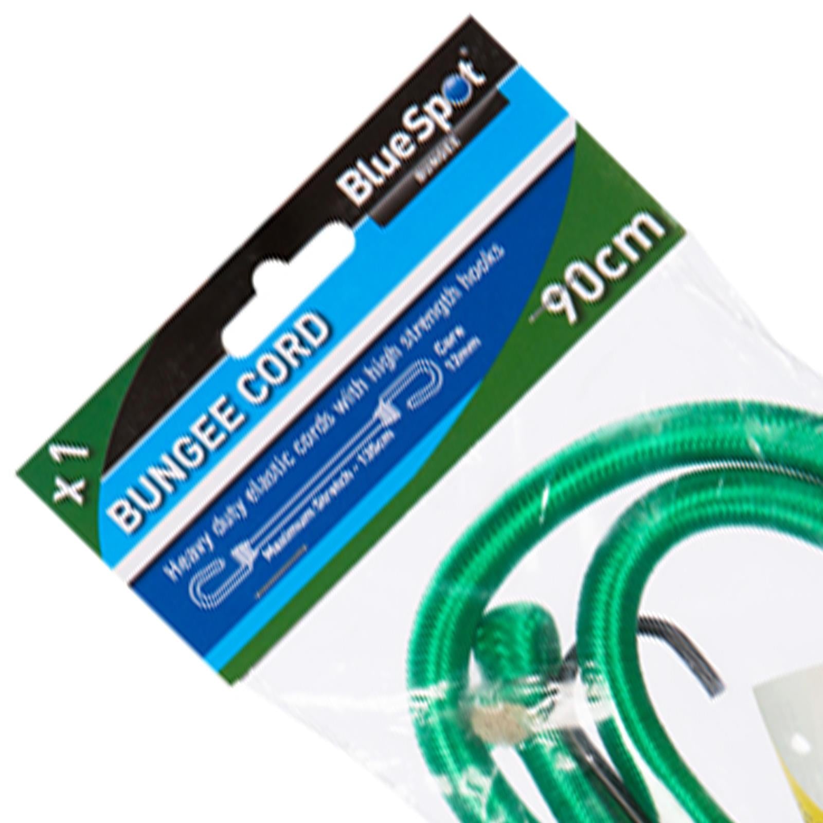 BlueSpot Bungee Cord 90 x 12mm Heavy Duty Round Hooks Bike Luggage Binding New