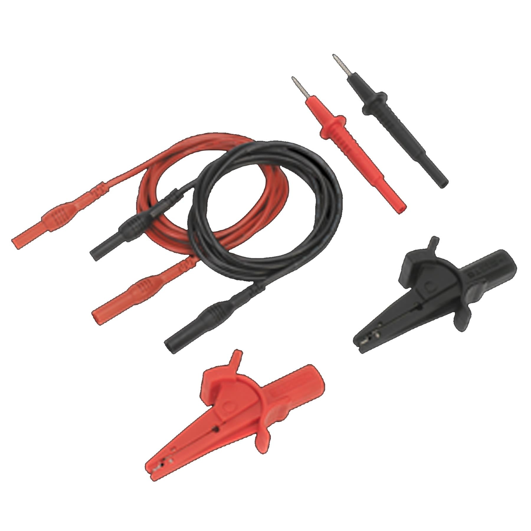Sealey Automotive Test Lead & Crocodile Clip Set 6pc