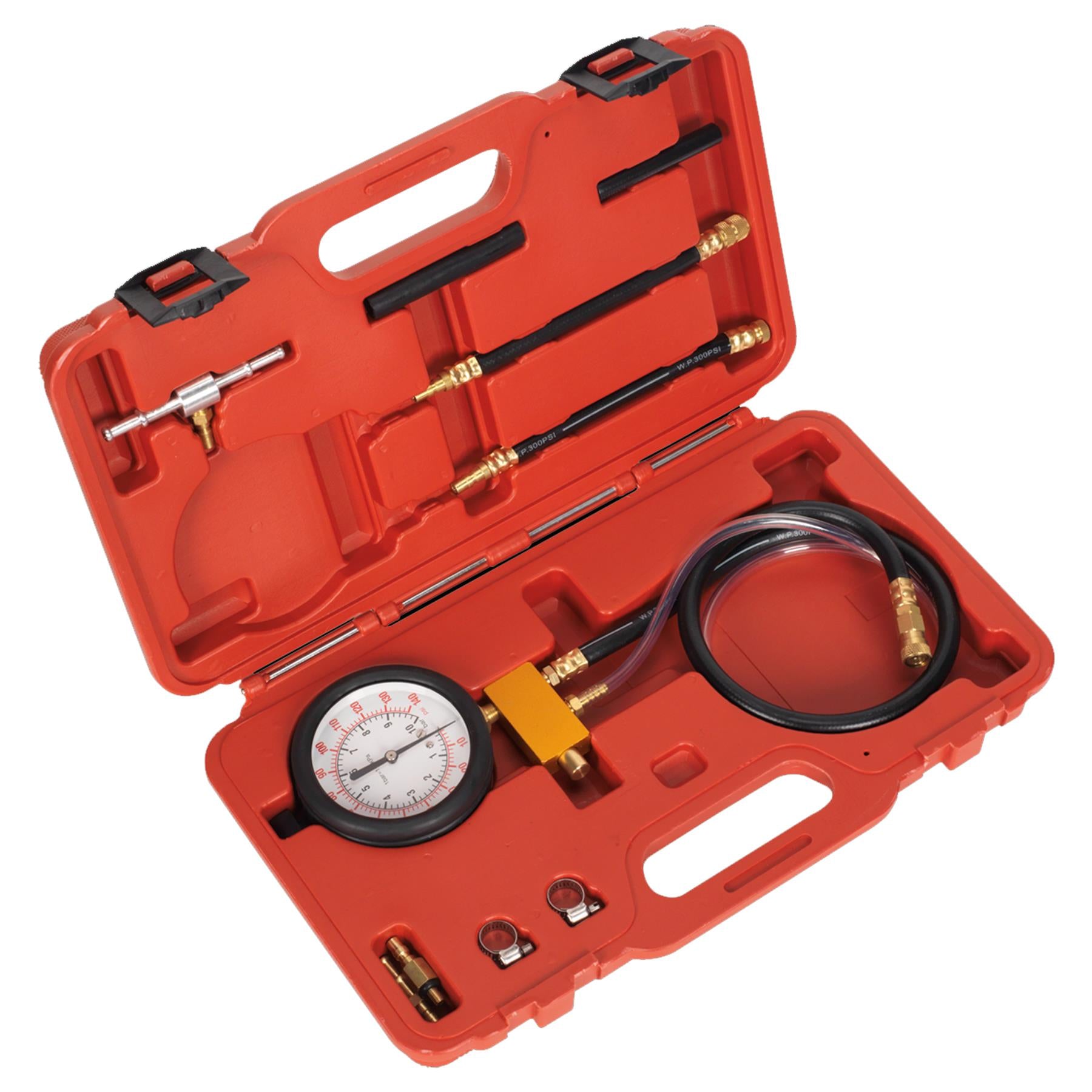 Sealey Fuel Injection Pressure Test Kit - Test Port Injection Systems