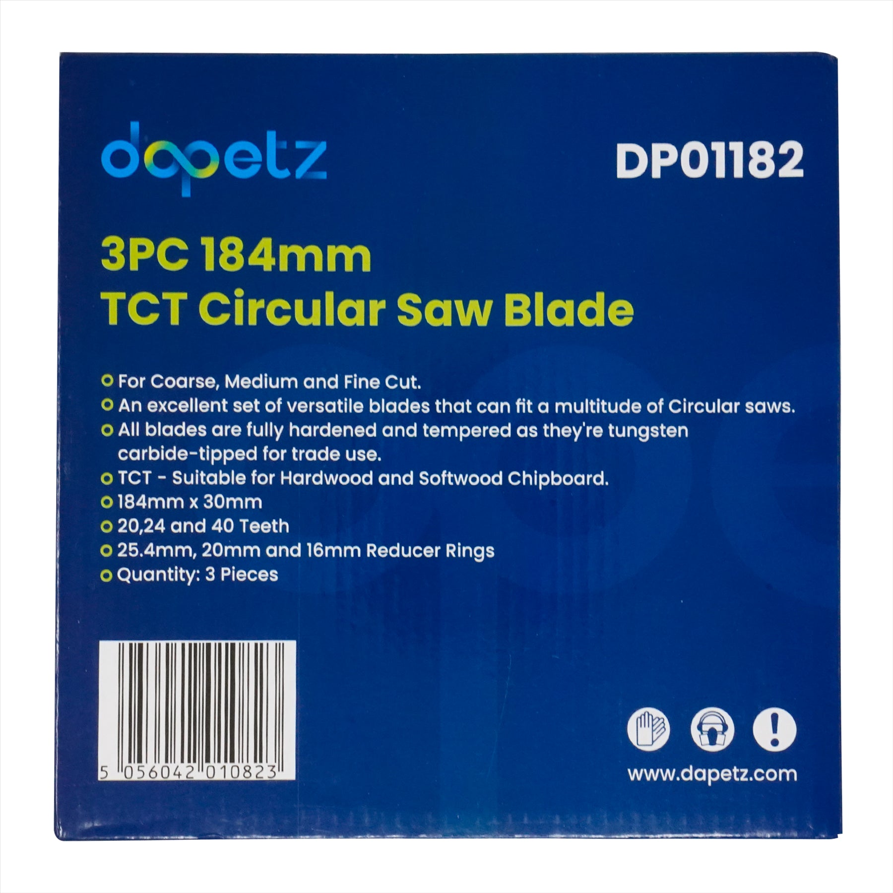 3Pc 184mm TCT Circular