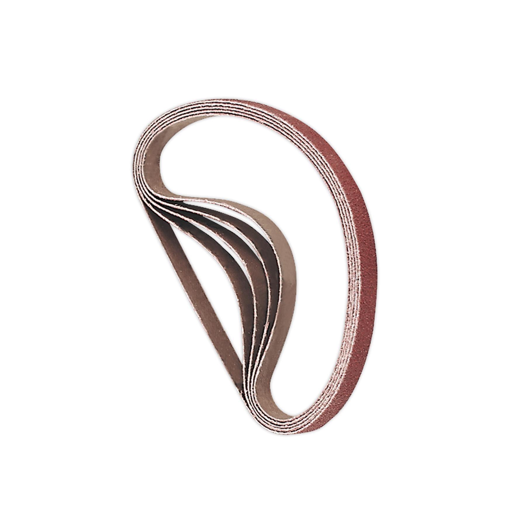 Sealey Sanding Belt 10 x 330mm 40Grit Pack of 5