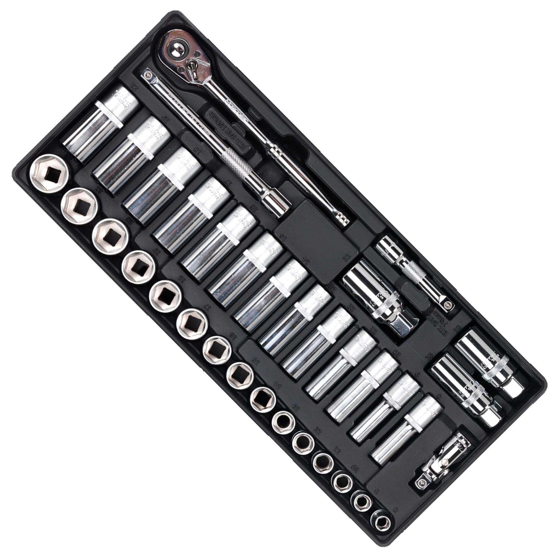 Sealey Tool Tray with Socket Set 35pc 3/8"Sq Drive