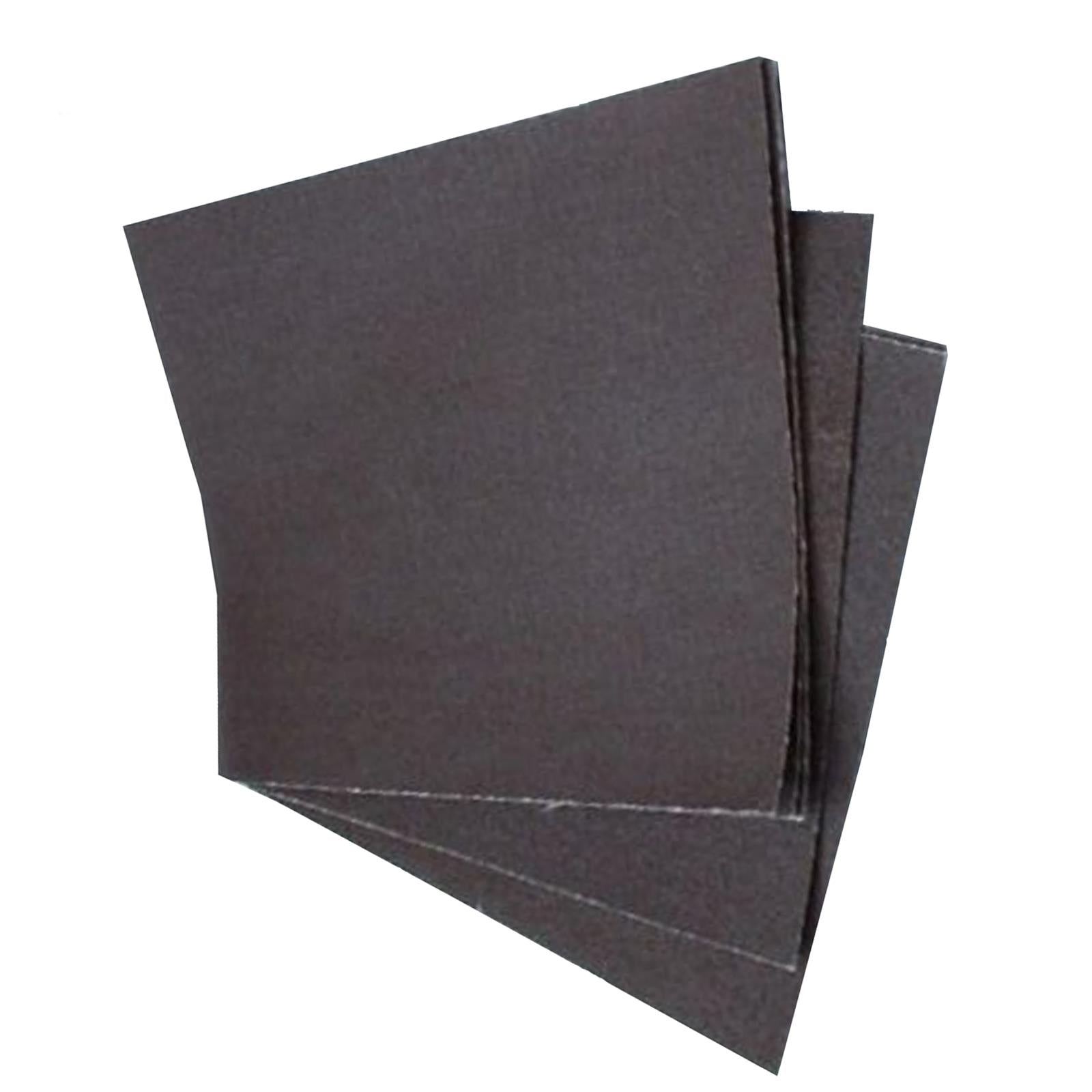Emery Cloth Abrasive Sandpaper Sheets 230x280mm 60 100 150 Grit 10 Pack