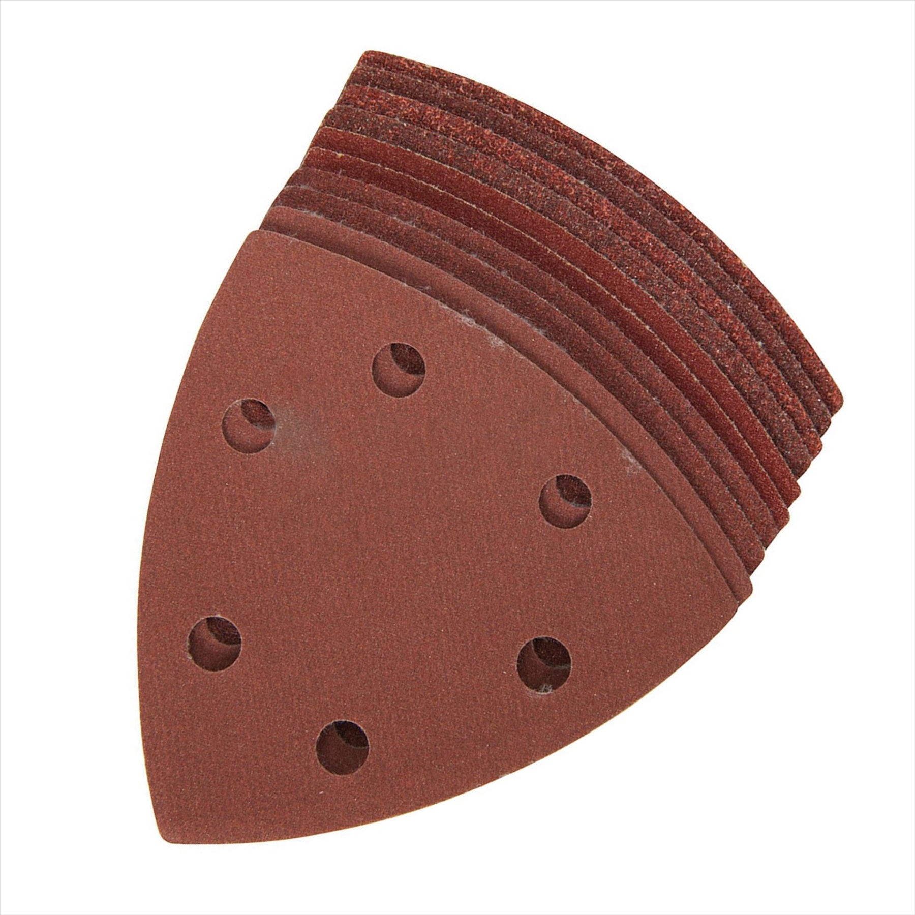 Hook & Loop Triangle Sanding Sheets 90mm 10Pk 60 80 120 240 Grit Quality