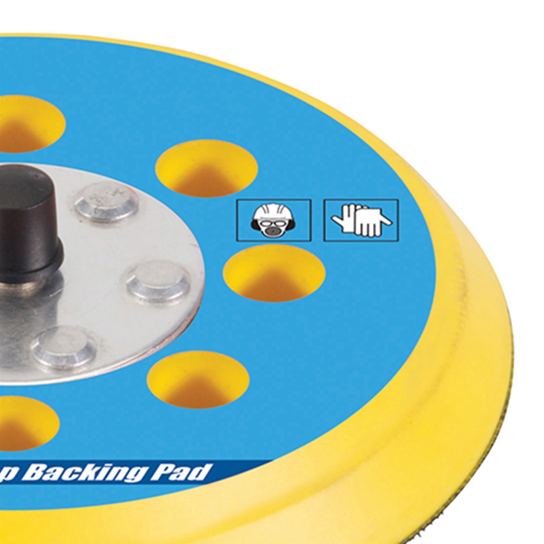 Hook & Loop Backing Pad 125mm / 5/16" Unf Polishing With Semi-Flexible Edge