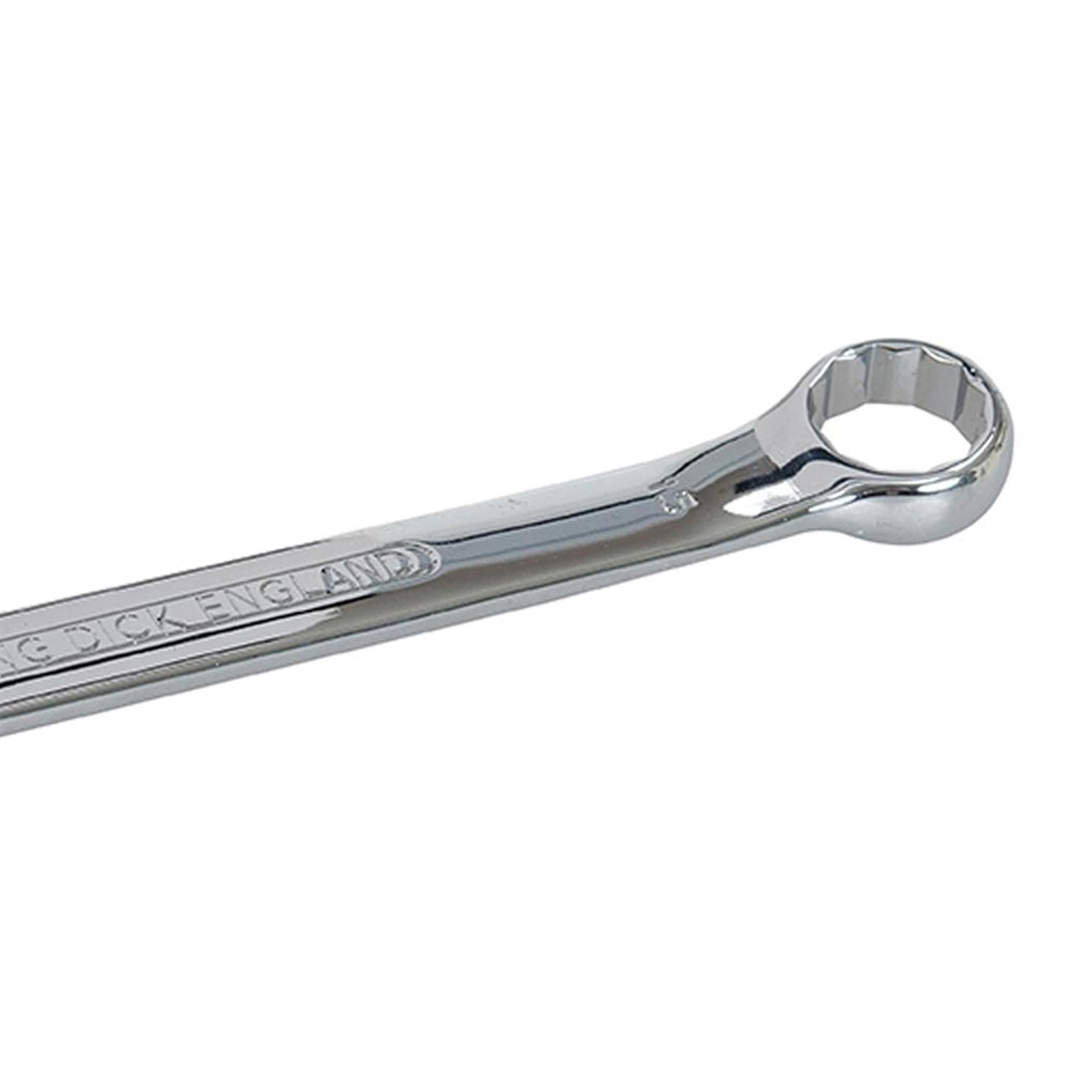 King Dick metric 15 MM polished chrome combination spanner wrenches spanners
