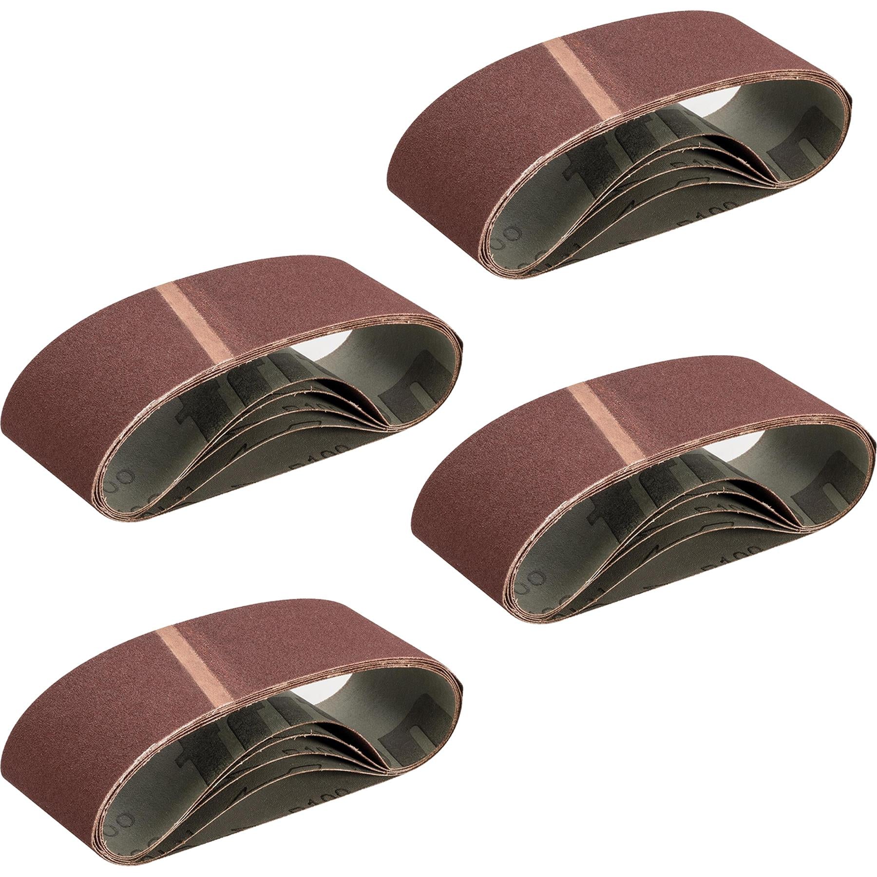 20 x Sanding Belts 75 x 533mm 100 Grits Dapetz Sanders MAKITA / BOSCH etc.