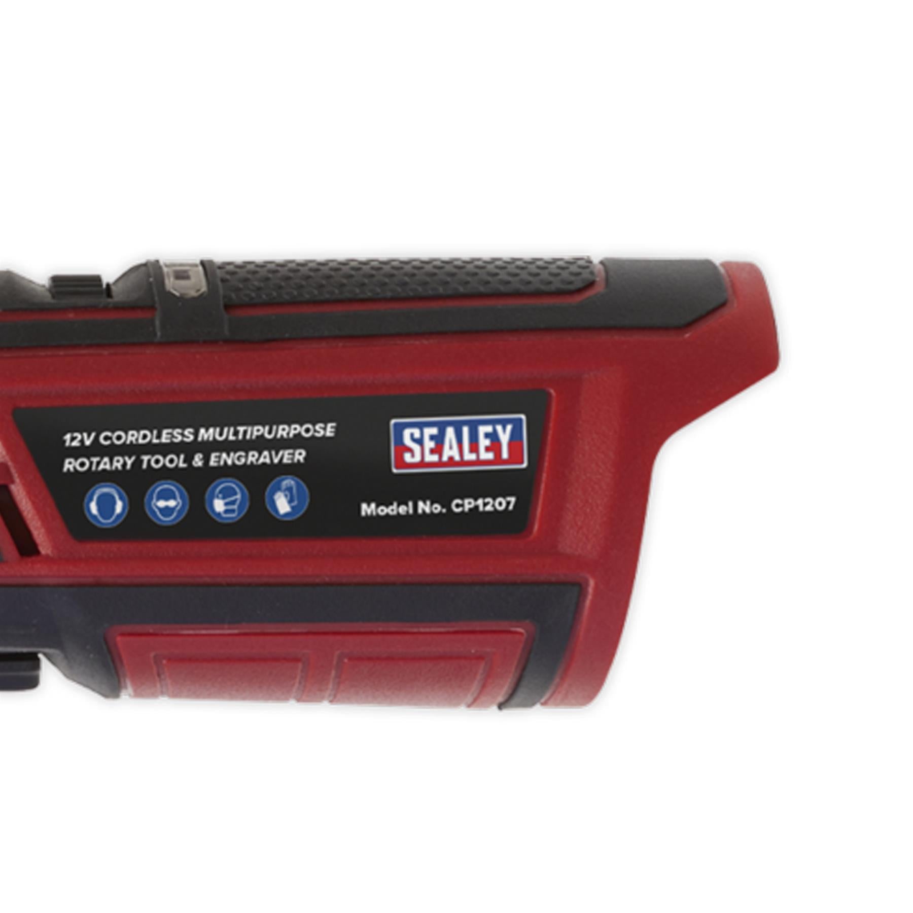 Sealey Cordless Multipurpose Rotary Tool & Engraver Kit 49pc 12V Li