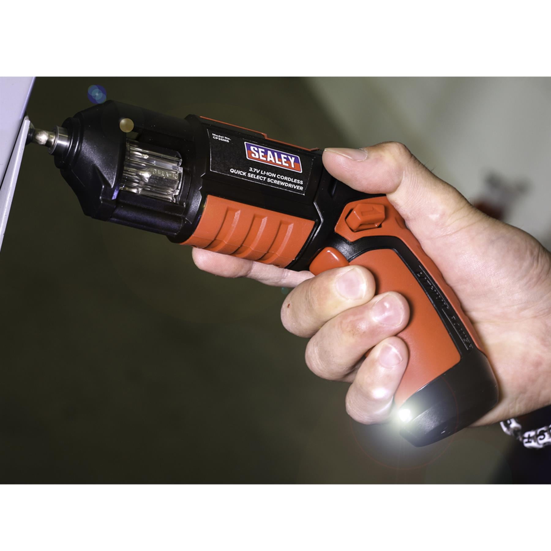 Sealey Cordless Screwdriver Quick Select 14pc 3.7V Lithium-ion USB