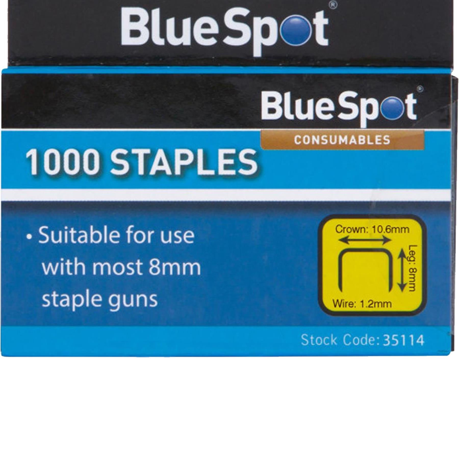 Heavy Duty Staple Gun & Staple Remover 3 Way Set Upholstery Metal Bluespot